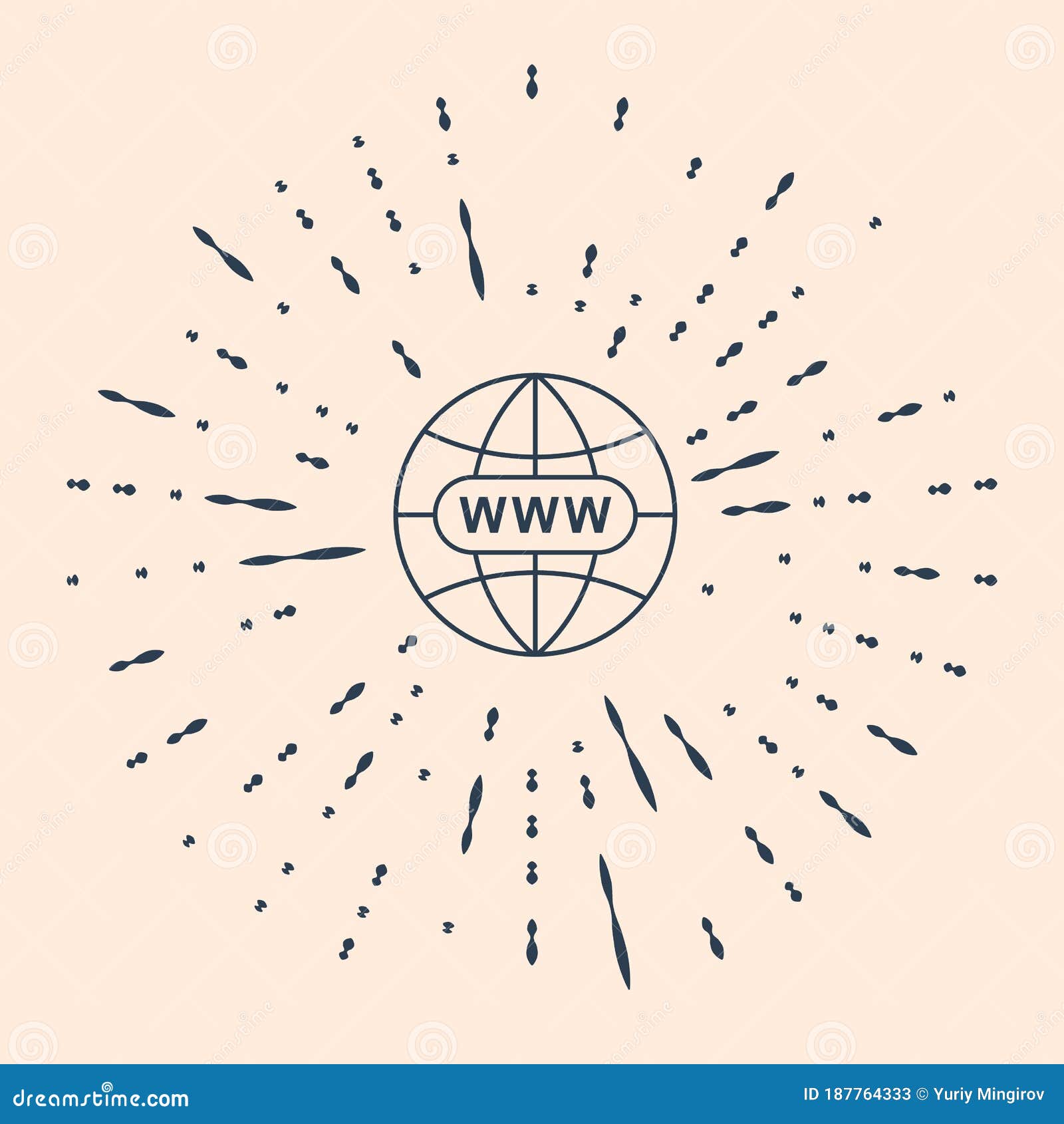 Black Go To Web Icon On Beige Background Www Icon Website Pictogram World Wide Web Symbol Internet Symbol For Your Stock Vector Illustration Of Ecommerce Dots