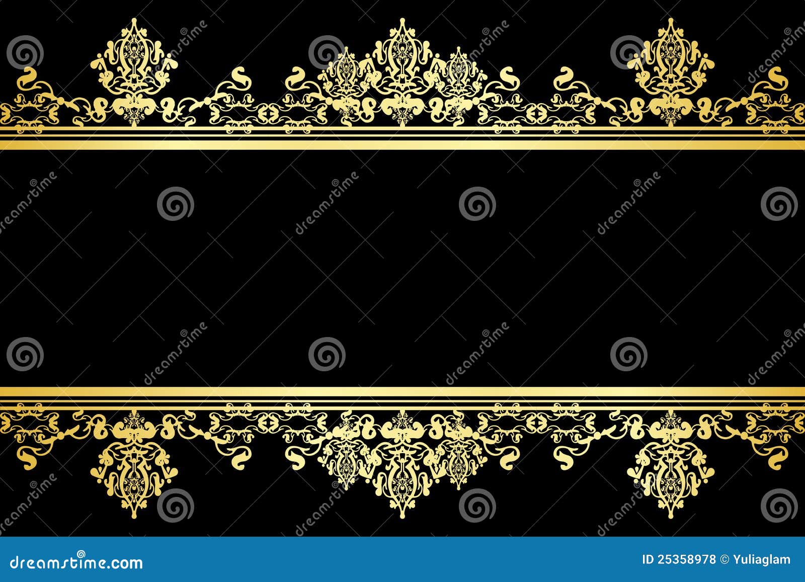 Black And Gold Background Royalty Free Stock Photos - Image: 25358978