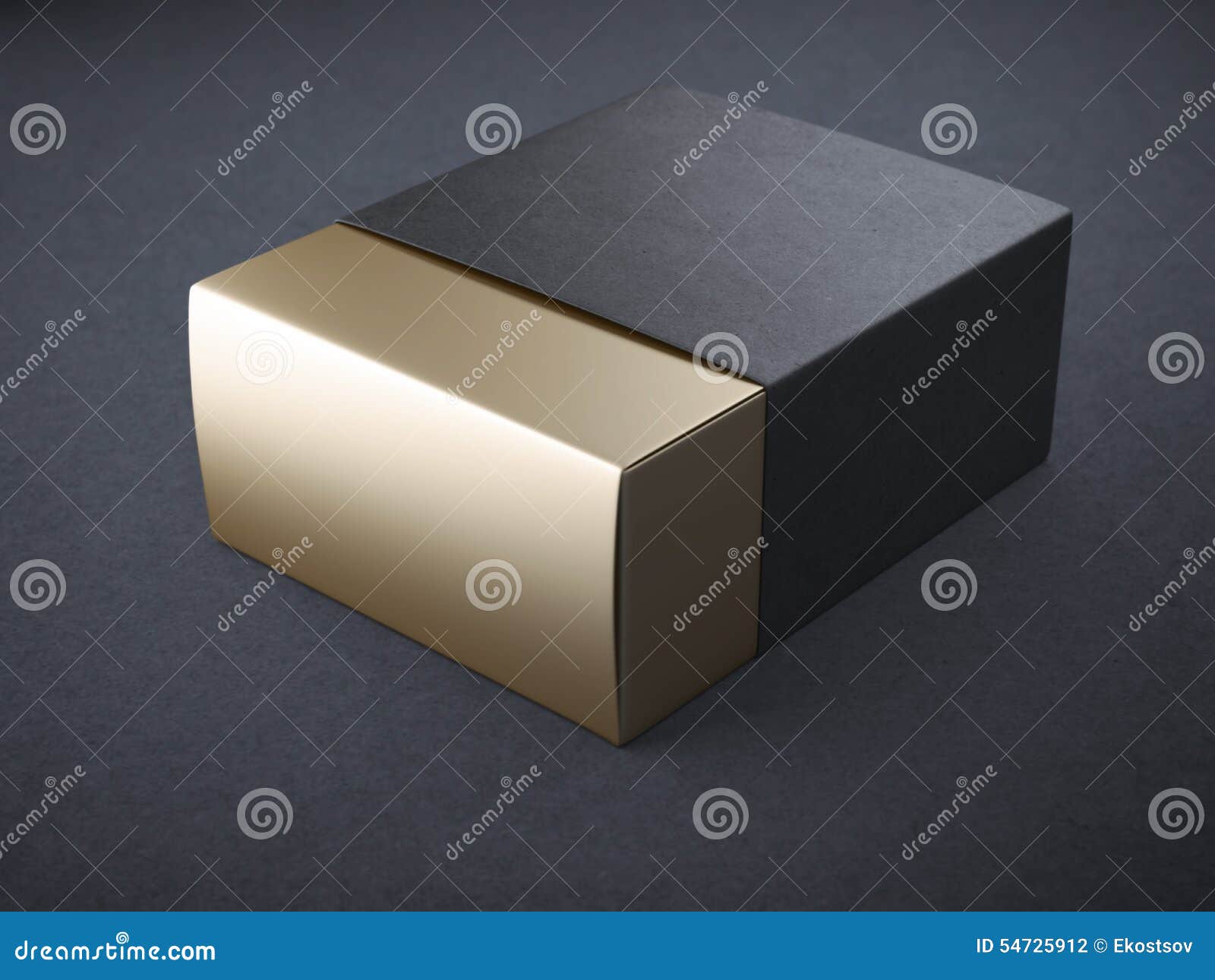 Black and gold box stock photo. Image of geometry, brand 54725912