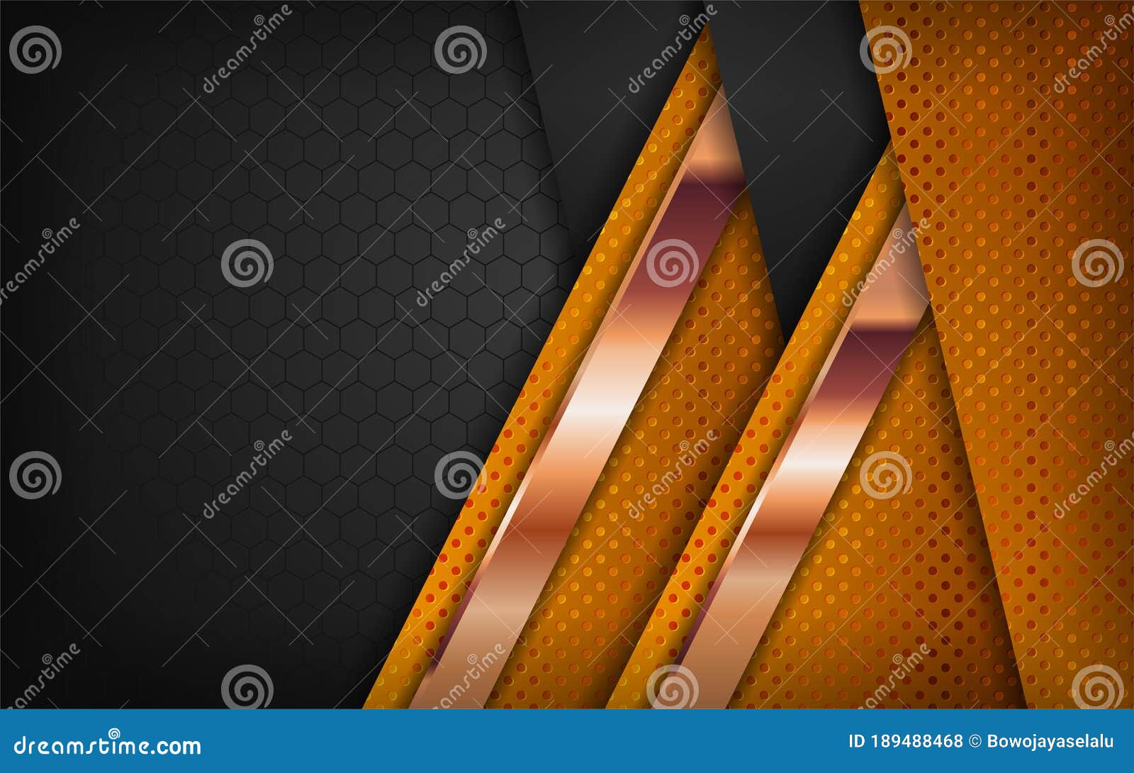 Black and Gold Combinations Luxury Background Design Stock Vector