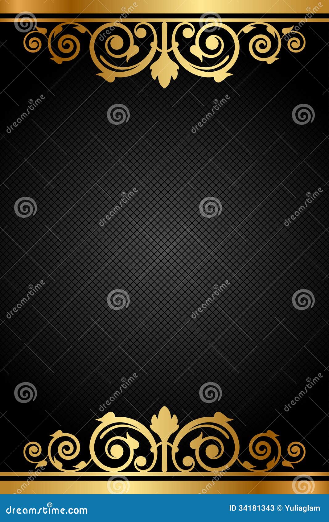 Black And Gold Luxury Frame Stock Vector Image 34181343 Black And Gold Luxury Frame Stock Vector Image 34181343