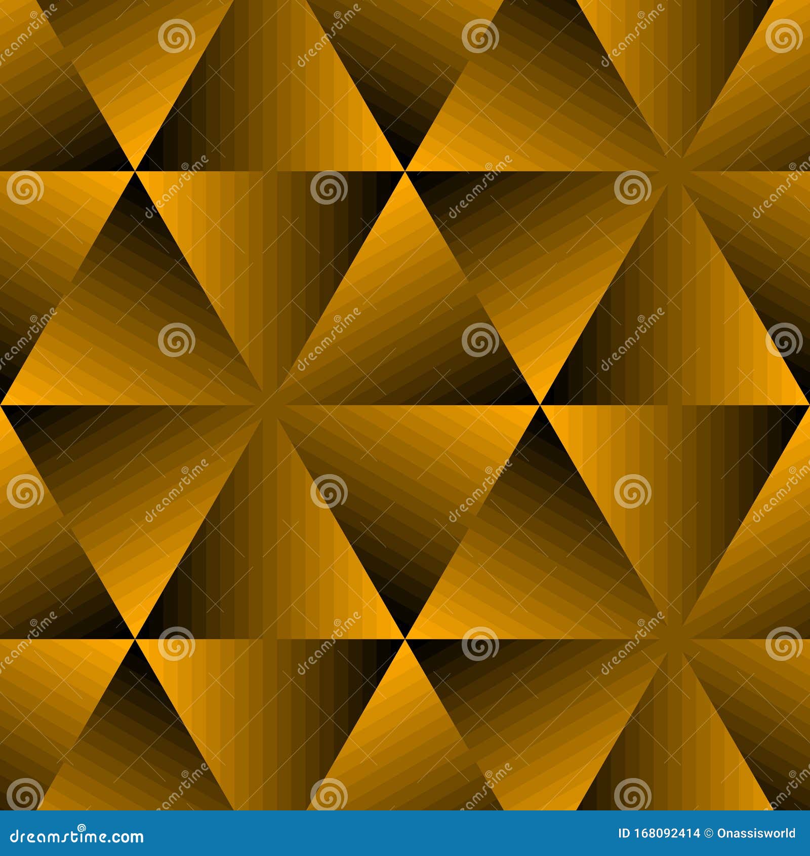 Black Gold Orange Abstract Shapes And Color Combinations