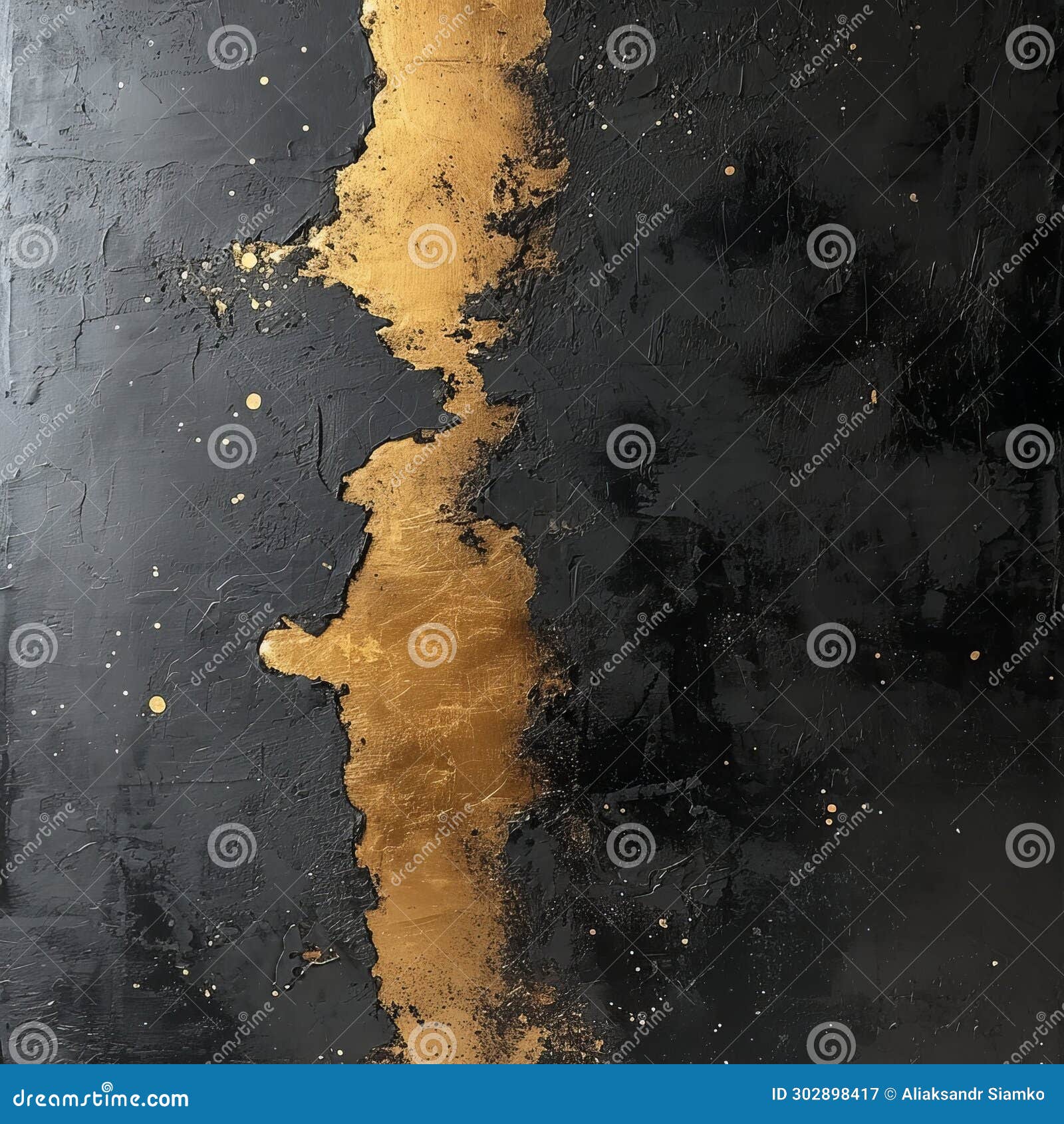 A black and gold wall stock illustration. Illustration of textured