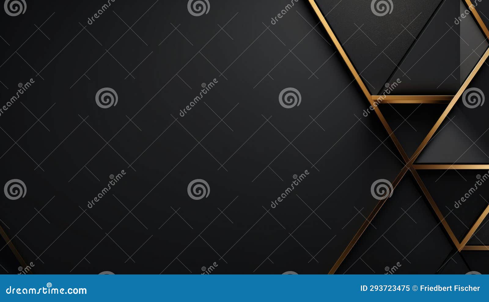 A Black and Gold Wall with a Shelf, Black Friday Background Stock Image Image of modern, color