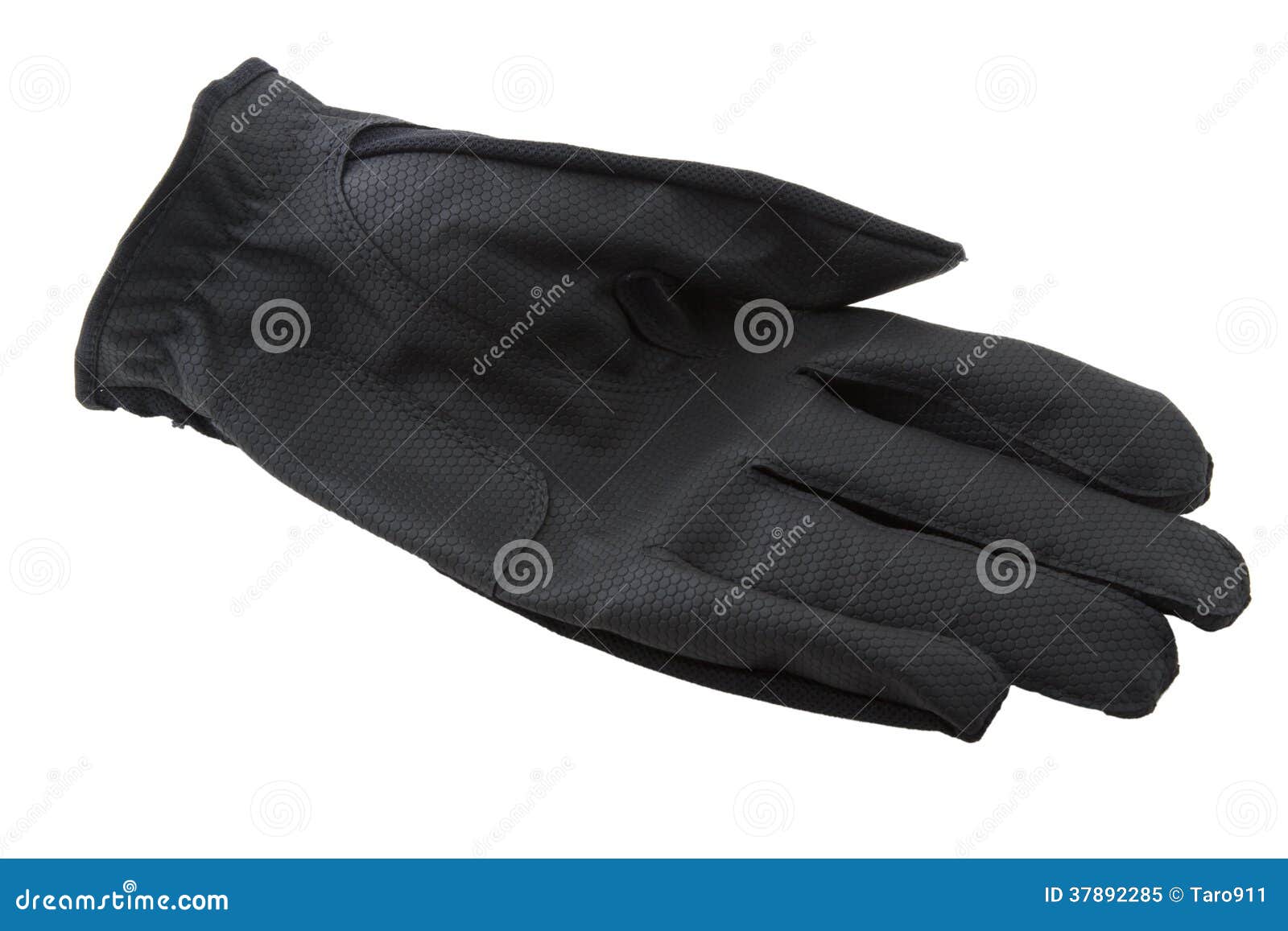 Black golf glove stock image. Image of indication, five 37892285