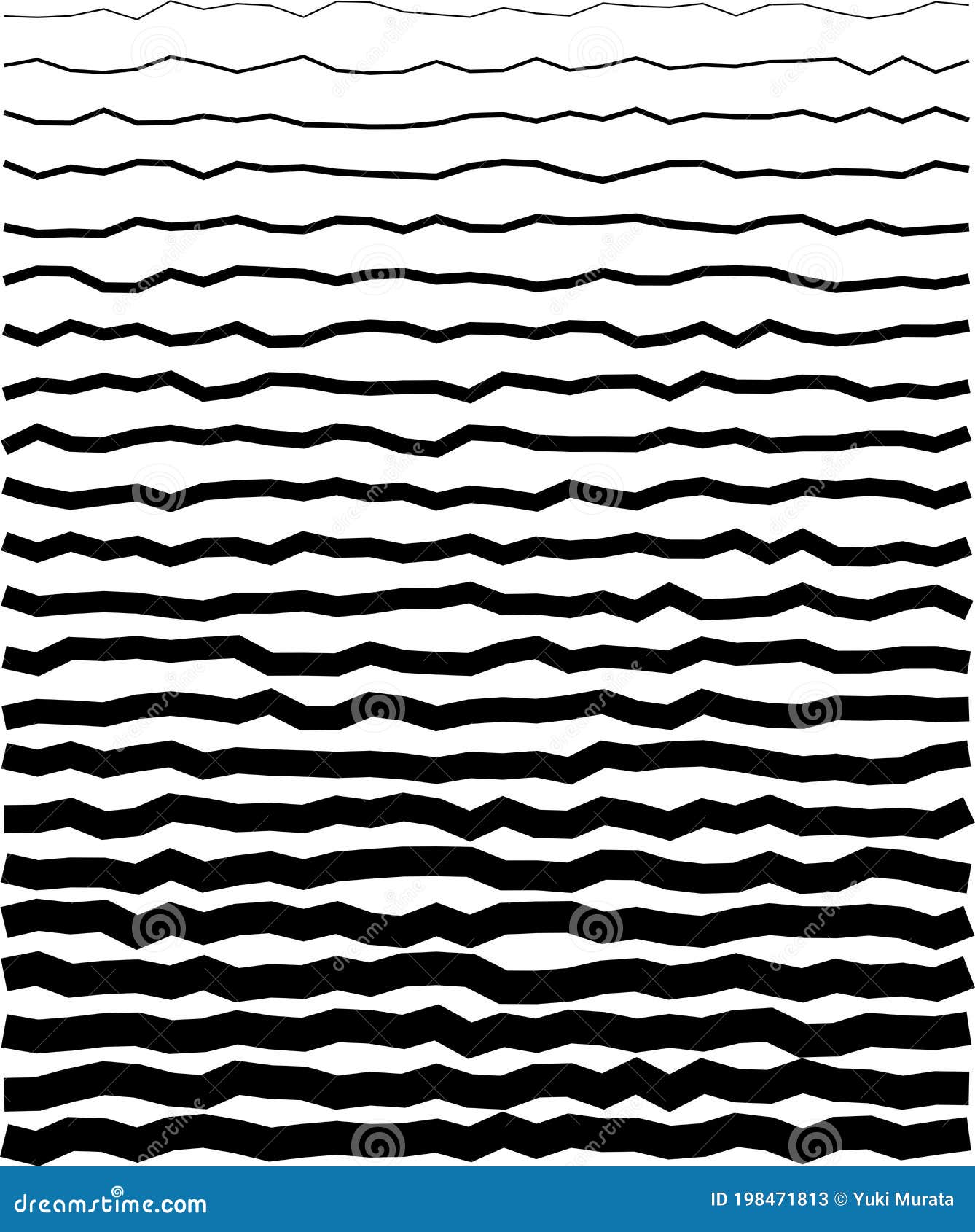 Black gradation scale line stock vector. Illustration of effect 198471813