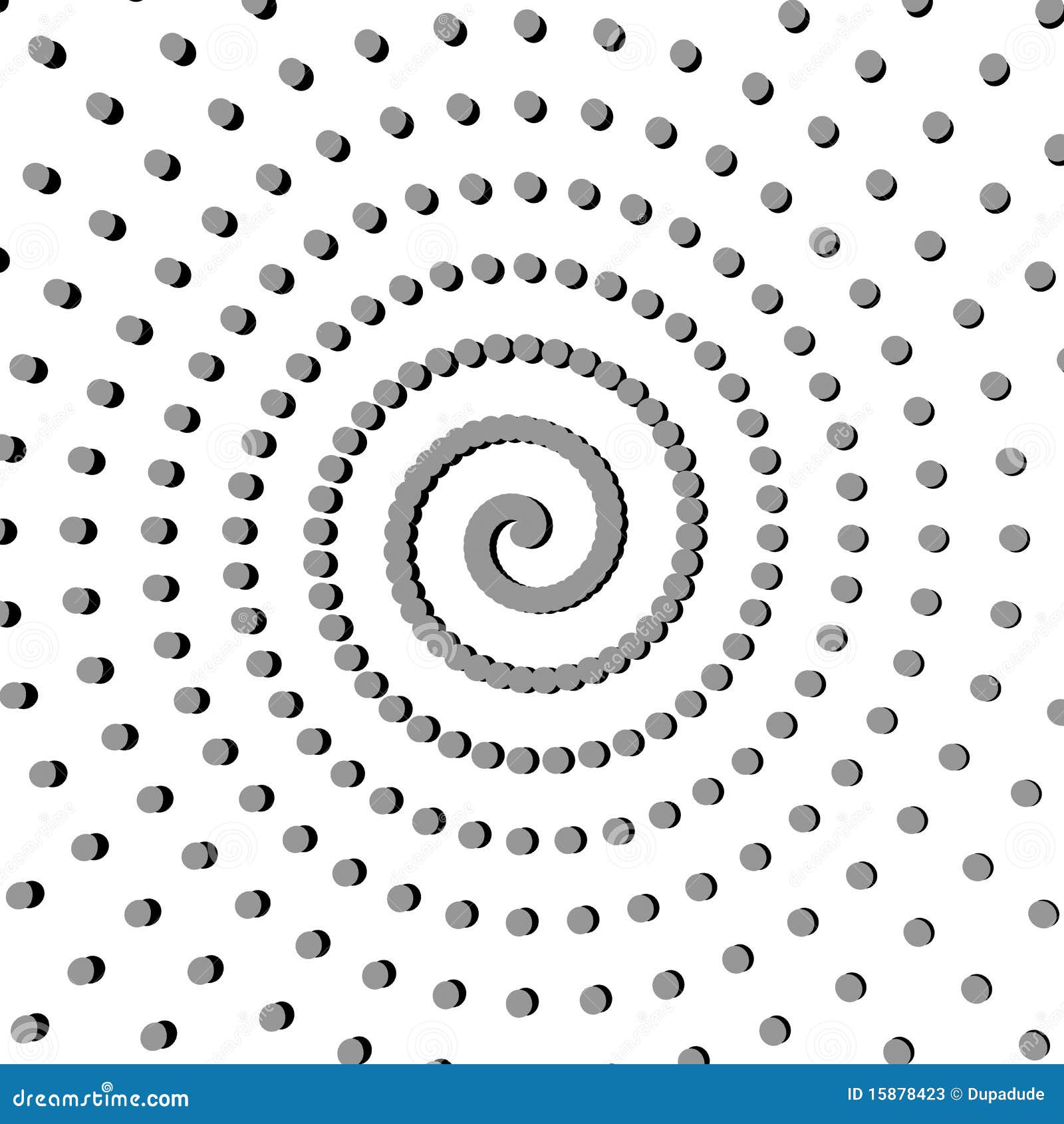 Black gray abstract spiral stock illustration. Illustration of gray ...