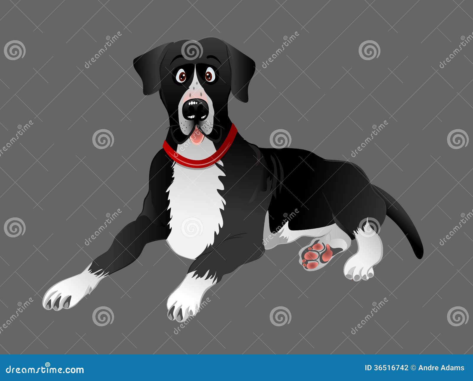 Black Great Dane Dog Laying Stock Illustration - Illustration of collar, cartoon: 36516742 Black Great Dane Dog Laying Stock Illustration - Illustration of collar, cartoon: 36516742