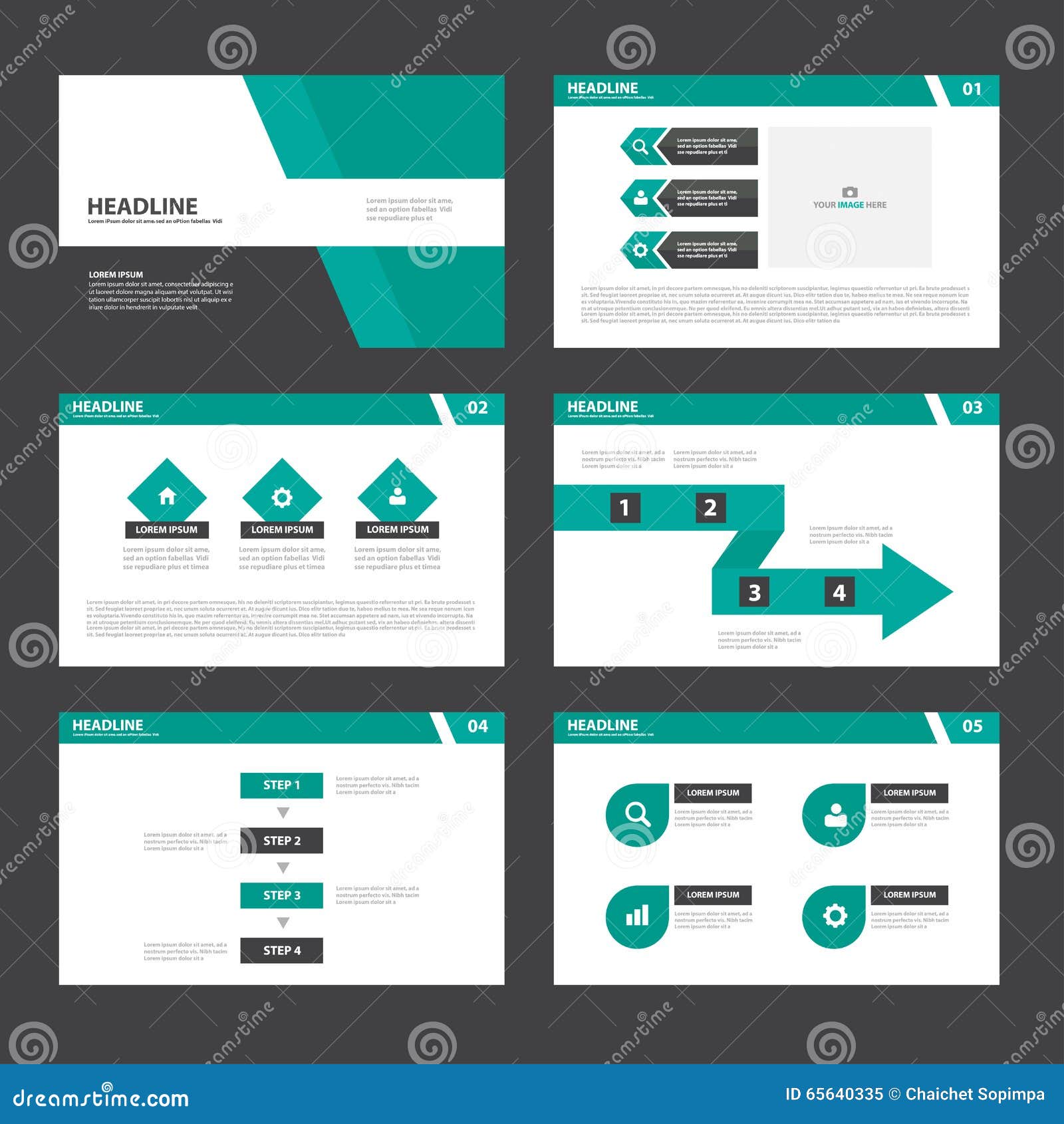 marketing leaflet template