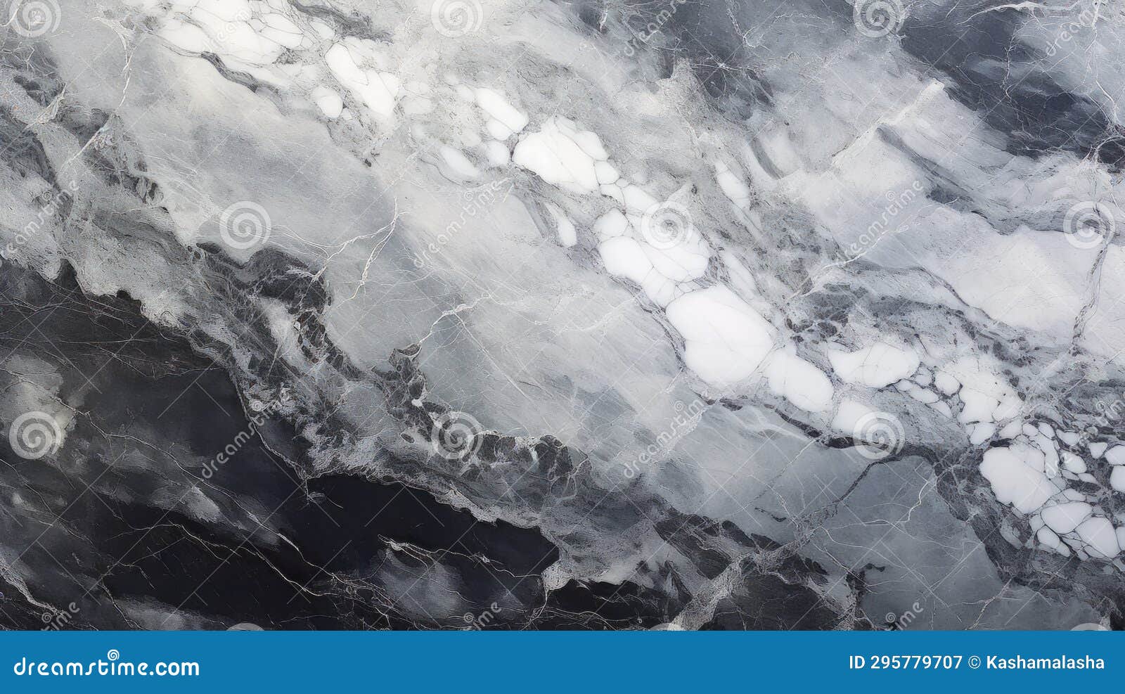 Black and Grey Marble Texture Wallpaper, Artistic Stone Background