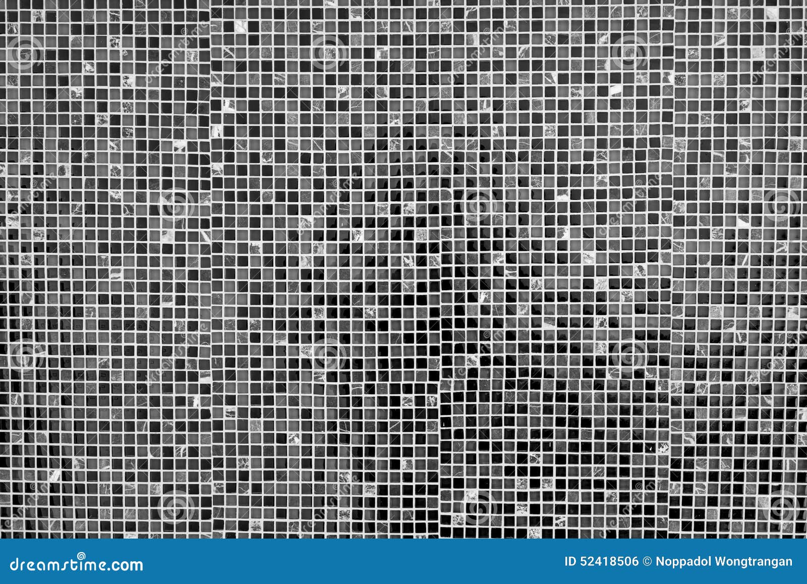 Black and Grey Mosaic Tile Background Stock Photo Image of square