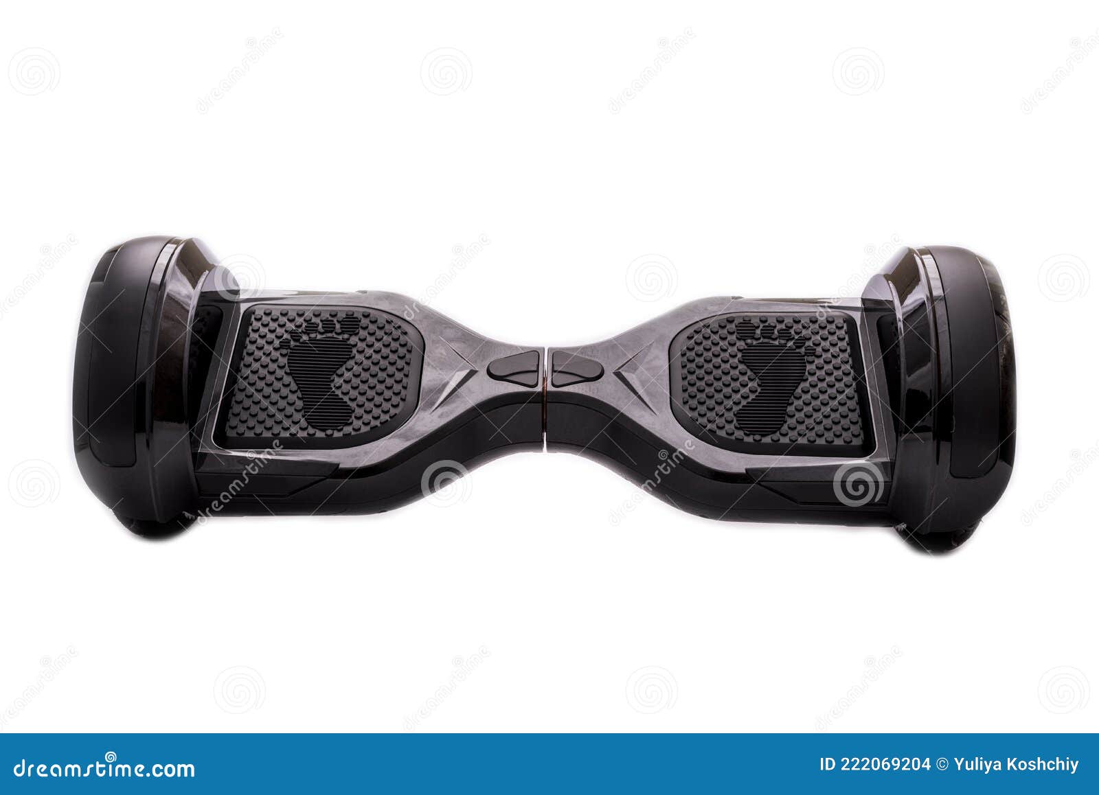 Black Gyroboard on White Isolated Background. Self balancing Two wheeled Board Stock Photo Image of gyroboard black 222069204