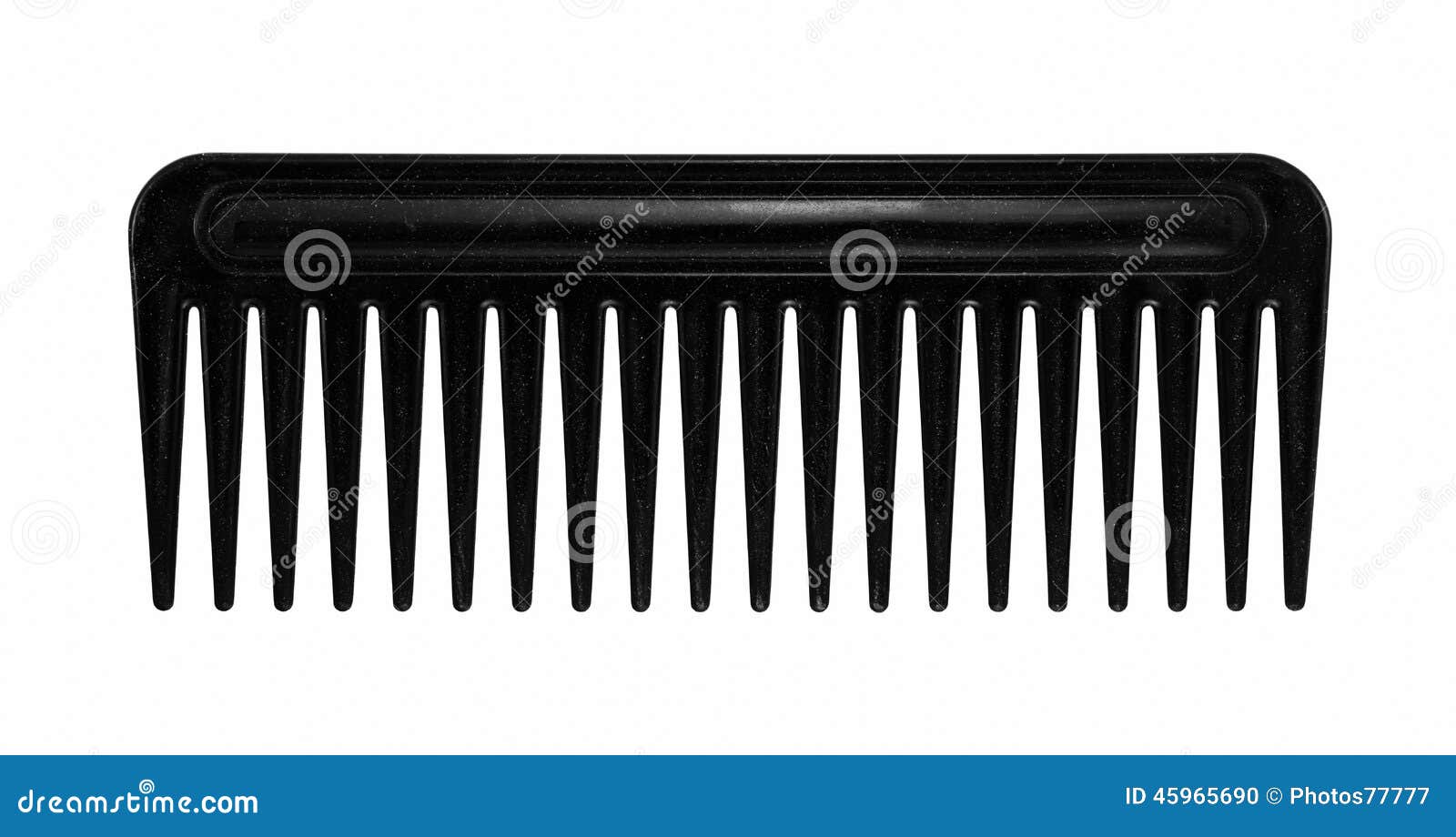 Black hair comb stock photo. Image of hairdo, 45965690