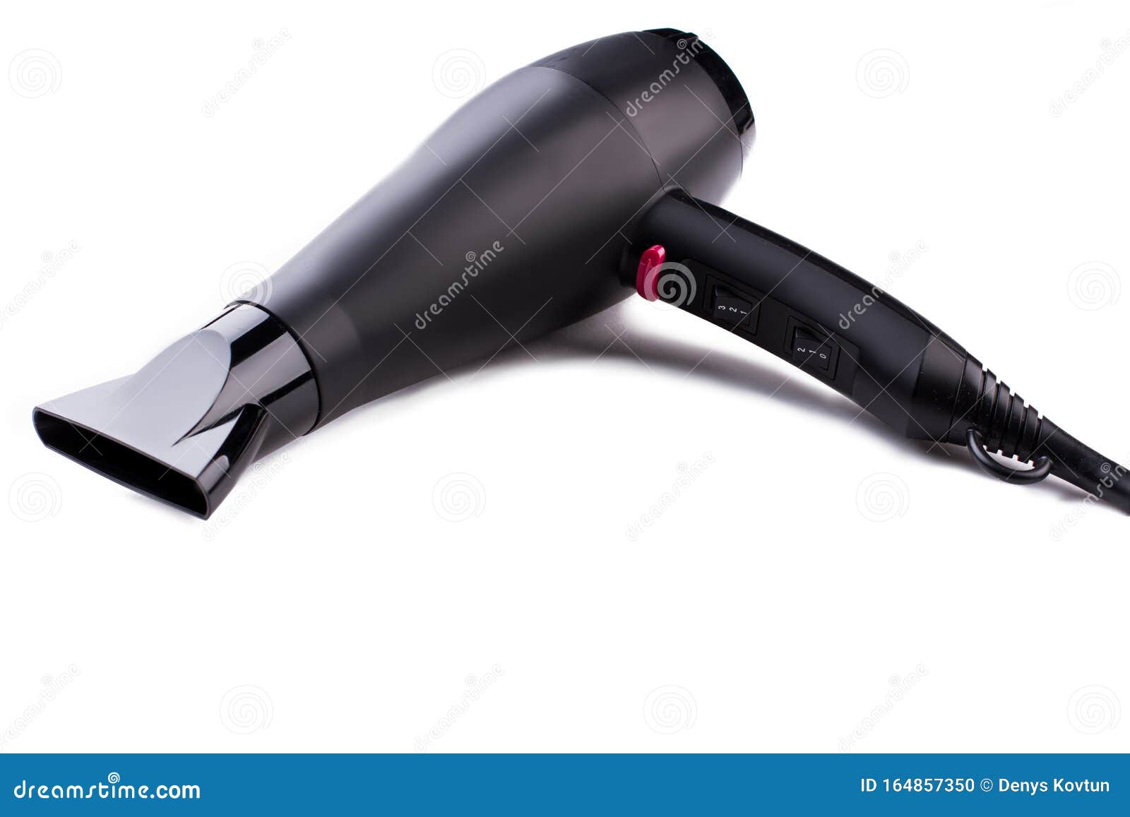 Black Hair Dryer on White Background. Stock Photo - Image of beauty, appliance: 164857350 Black Hair Dryer on White Background. Stock Photo - Image of beauty, appliance: 164857350