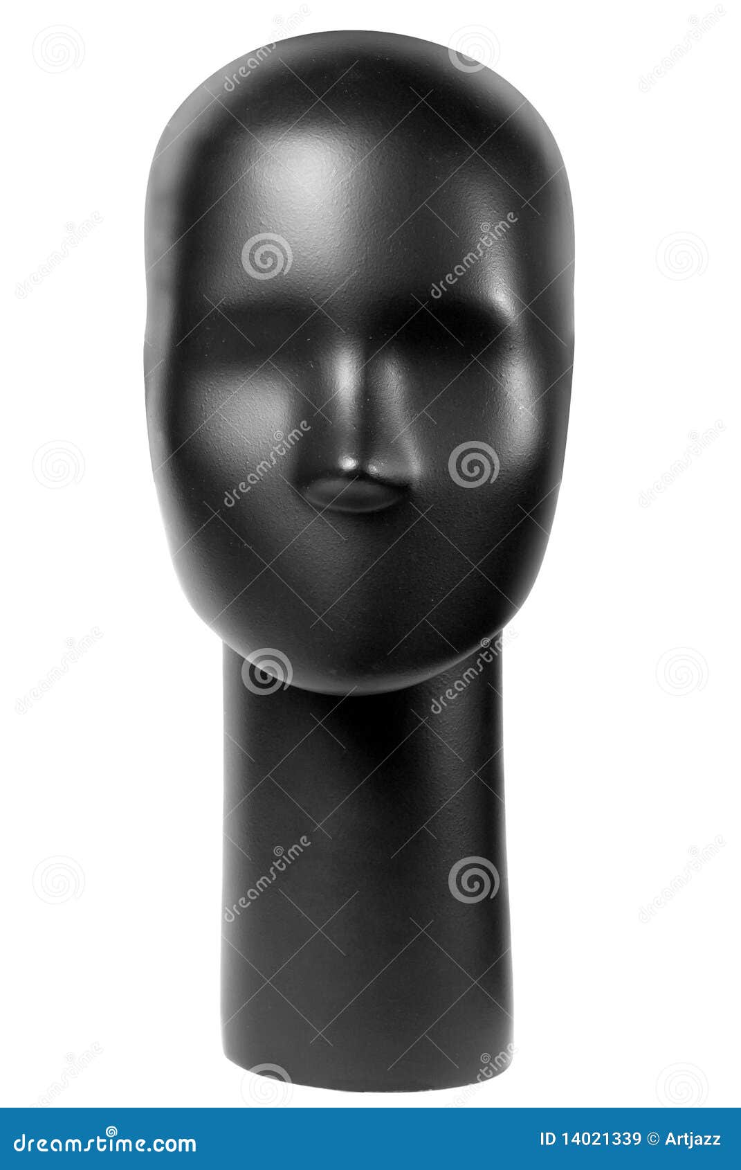 Black Head of Mannequin Isolated Stock Image Image of professional