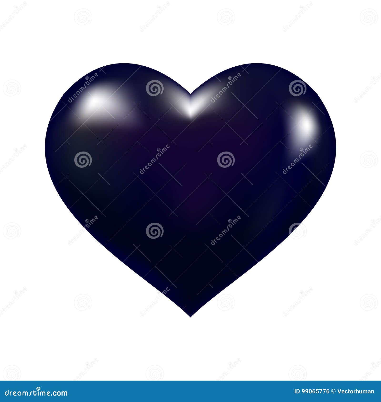 Black heart vector stock vector. Illustration of holidays - 99065776