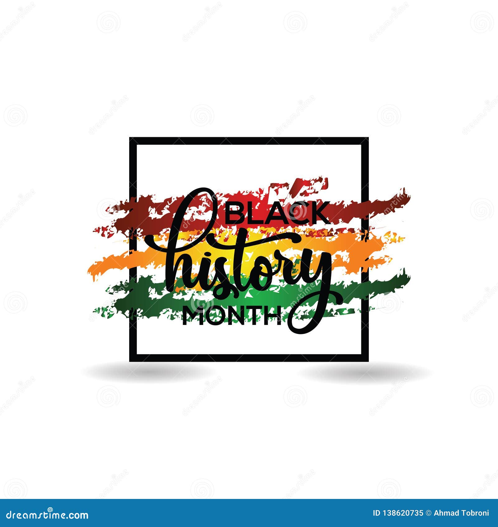 black-history-month-vector-template-design-illustration-stock-vector