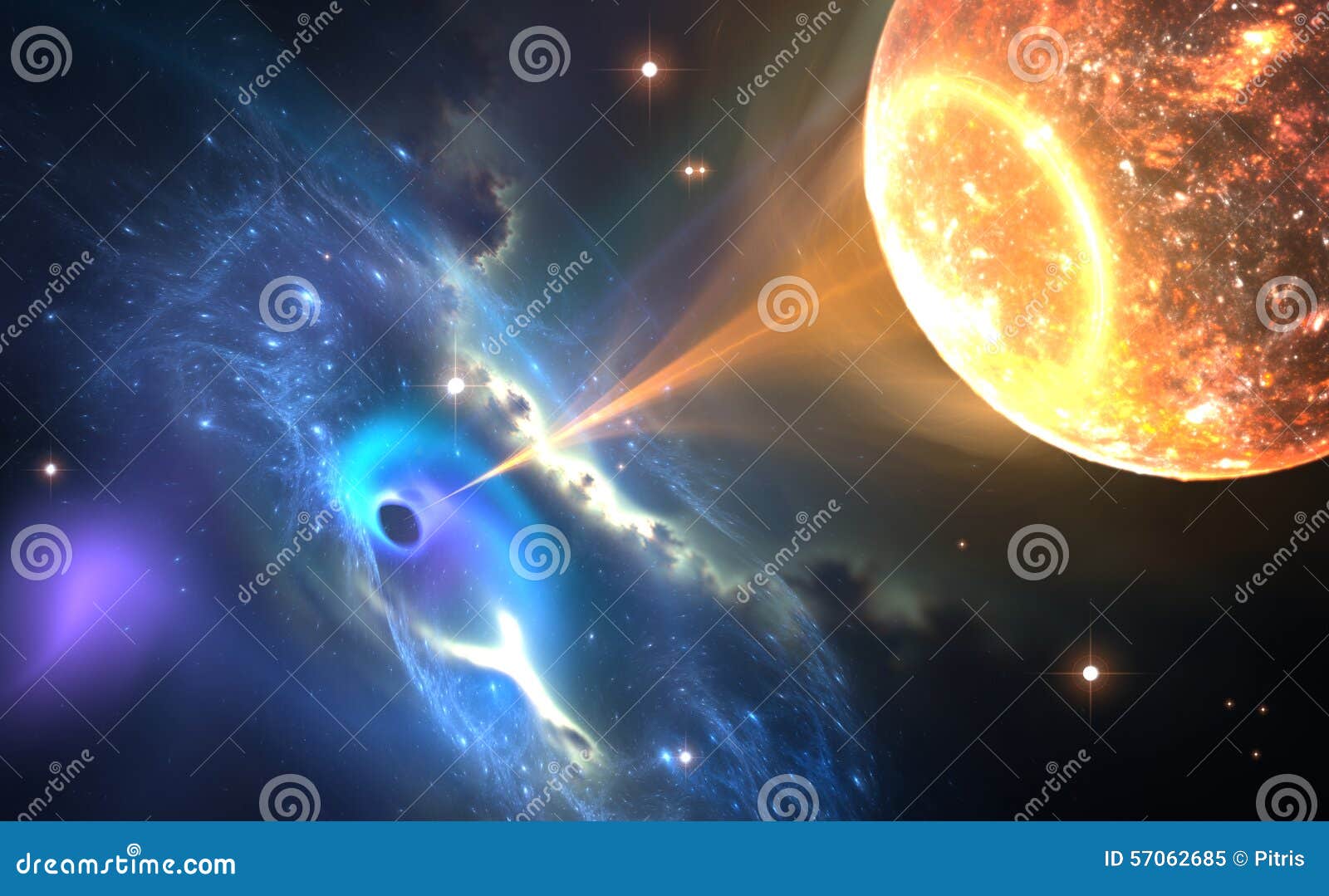 black hole or a neutron star and pulling gas from an orbiting companion star.