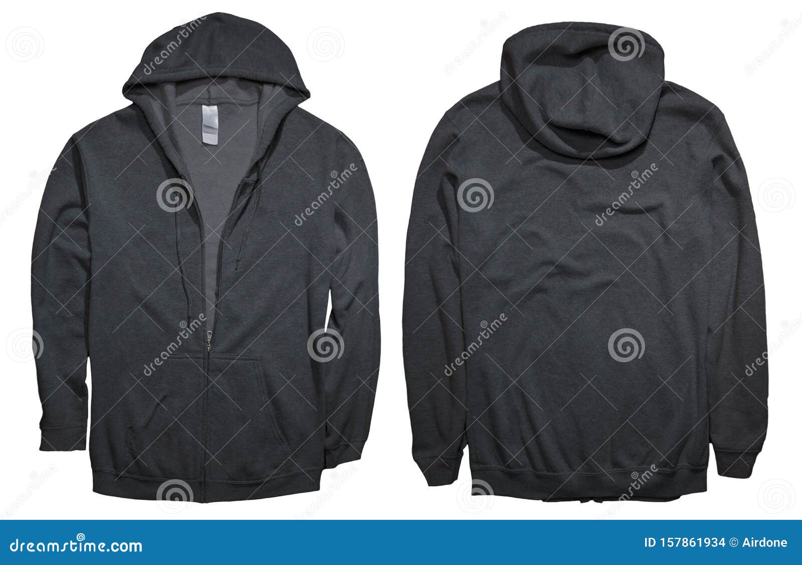 Download Black Hoodie Mock up stock photo. Image of hooded, casual - 157861934