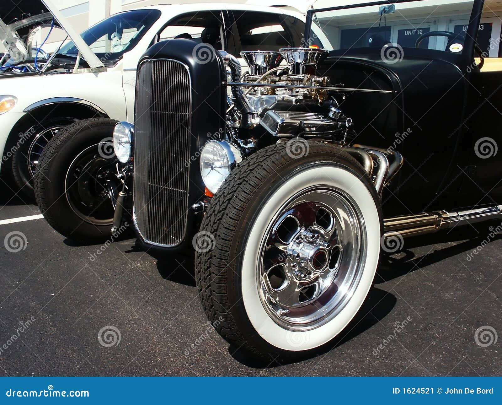 Black Hotrod At A Car Show Picture. Image 1624521