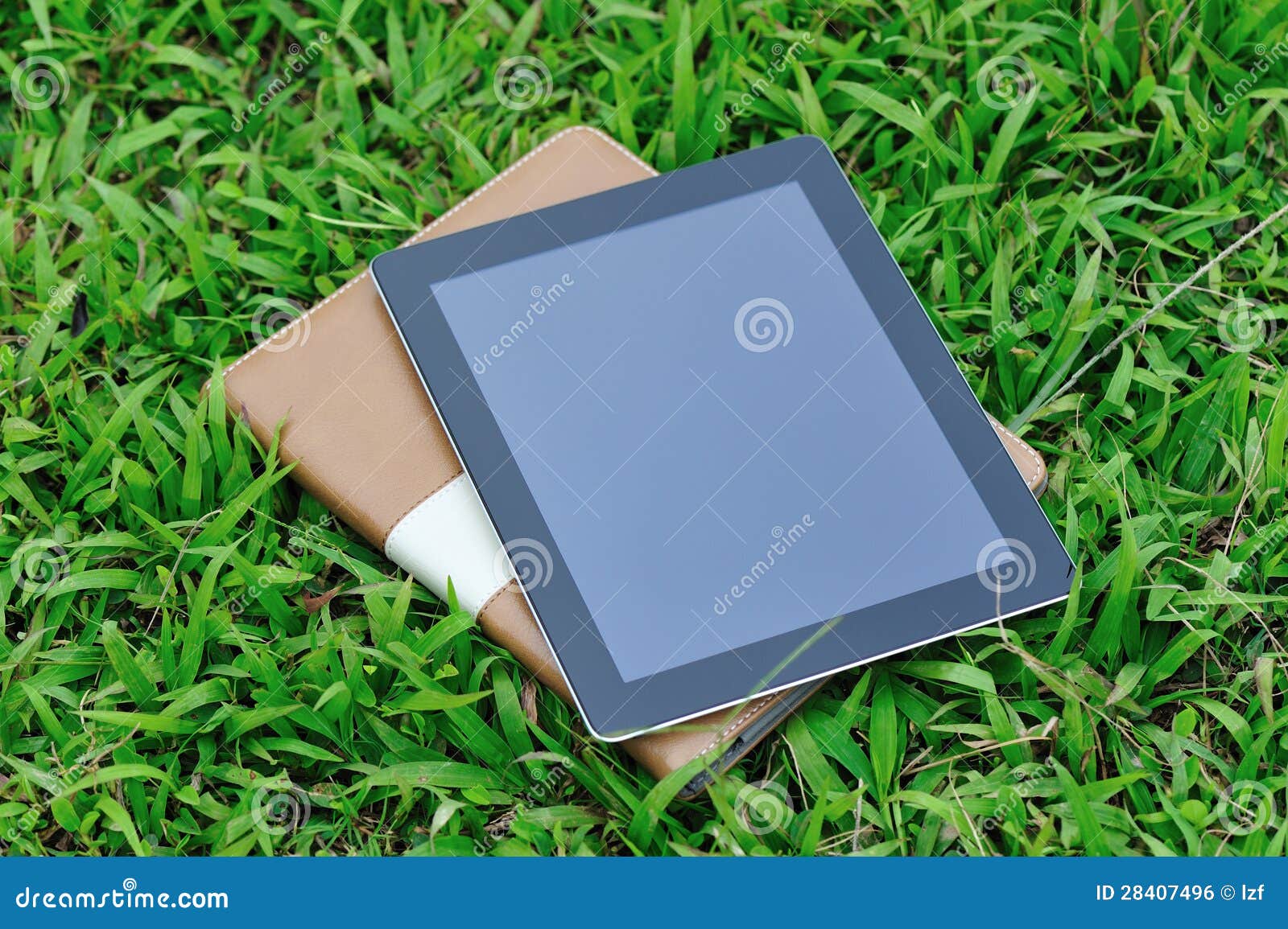 black ipad and protect case