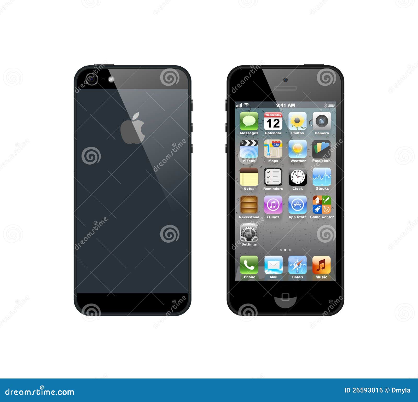 Black iPhone 5 editorial photo. Illustration of gadget - 26593016, image size:1600x1539