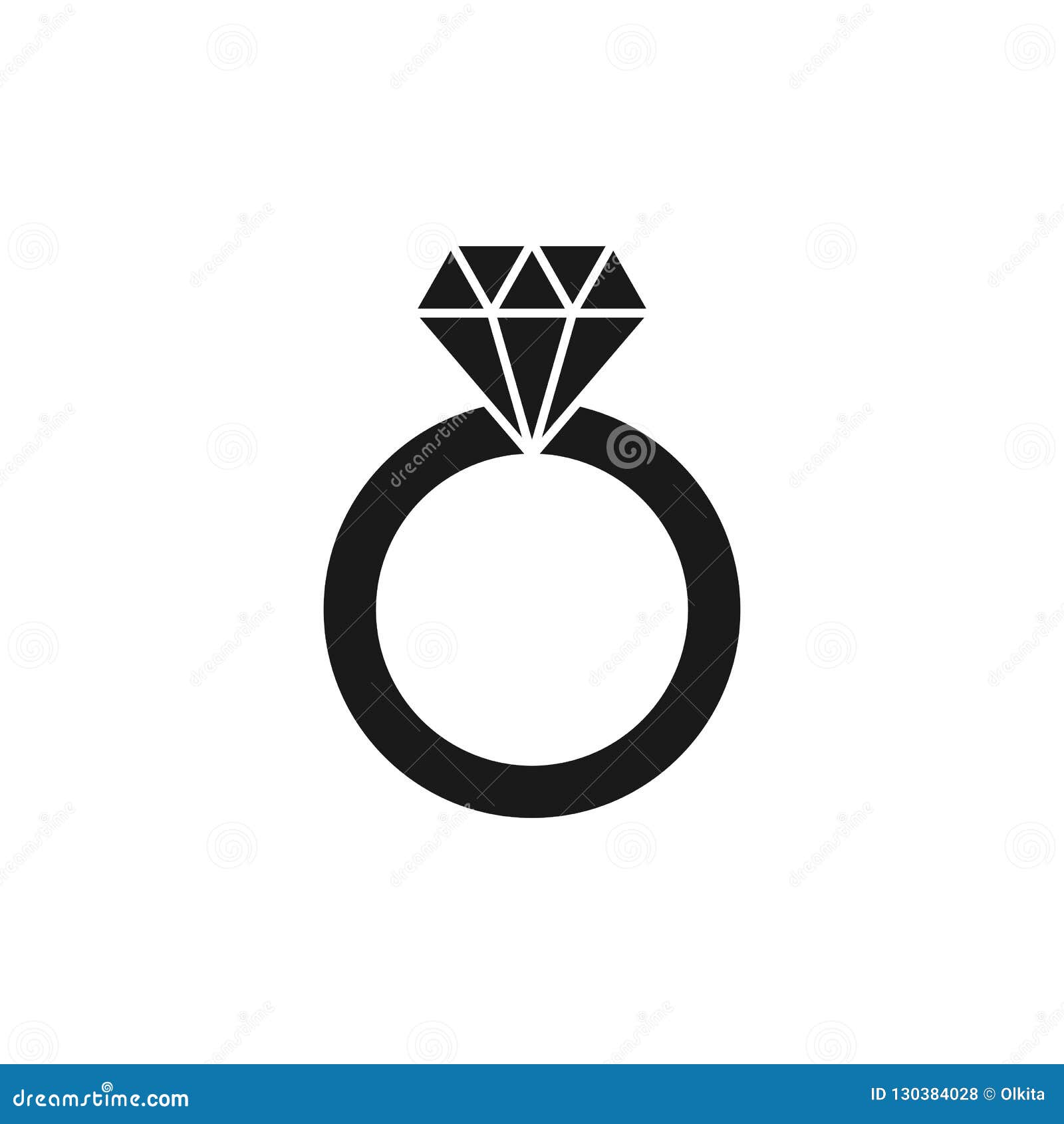 Diamond Engagement Ring on White Background. Diamond Ring Icon for Your Web  Site Design, Logo, App, UI. Wedding Ring Symbol Stock Illustration -  Illustration of abstract, decoration: 149133707