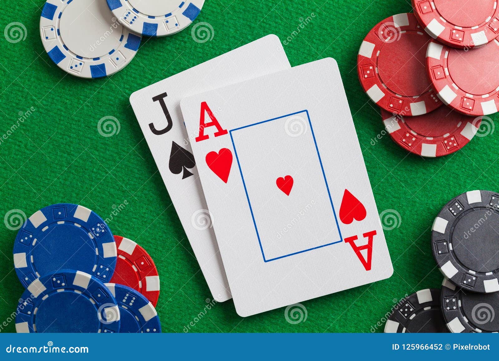 Black Jack Poker Chips stock photo. Image of queen, poker 125966452