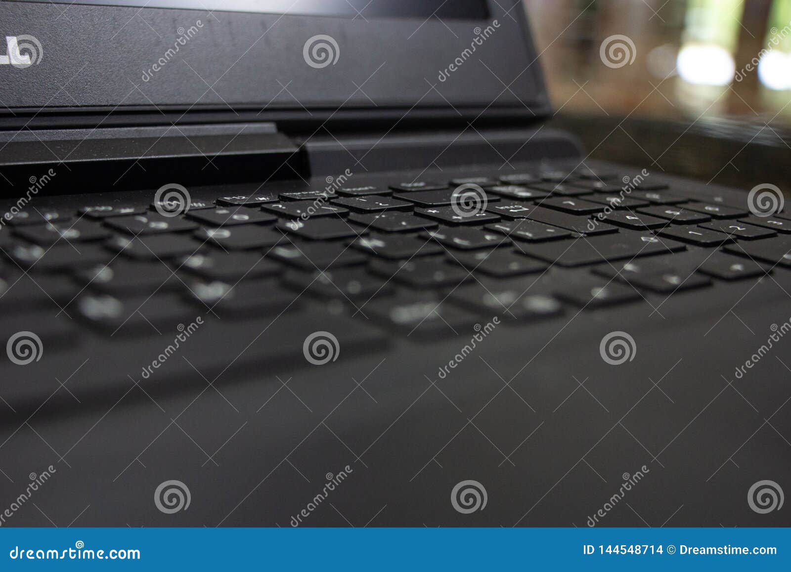 keyboard and laptop