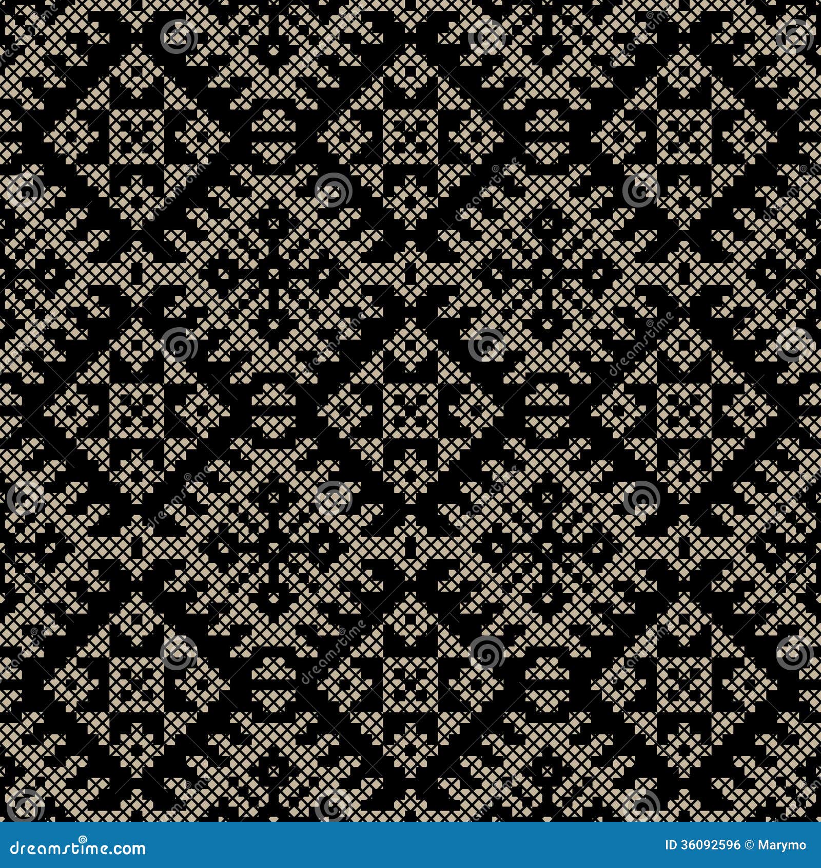 Black Lace Damask Pattern Royalty Free Stock Image - Image: 36092596
