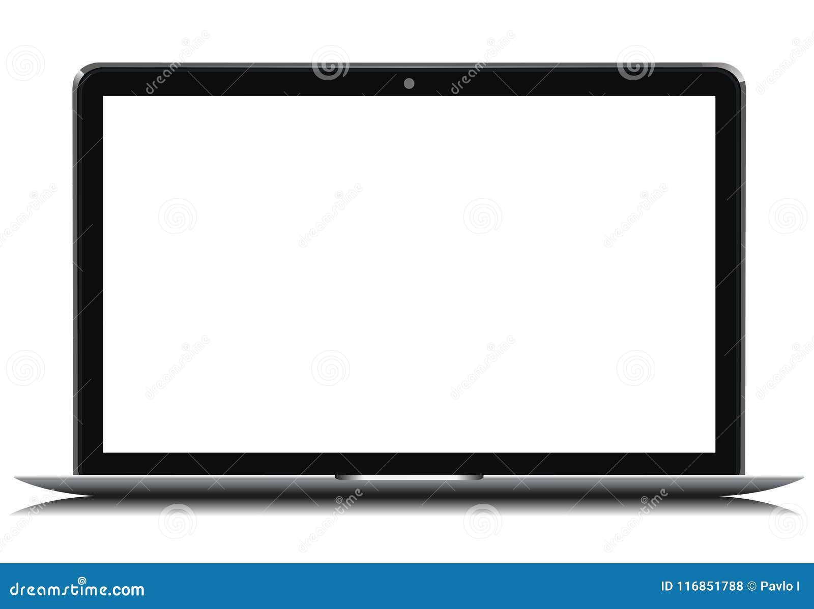 black laptop with white monitor - 