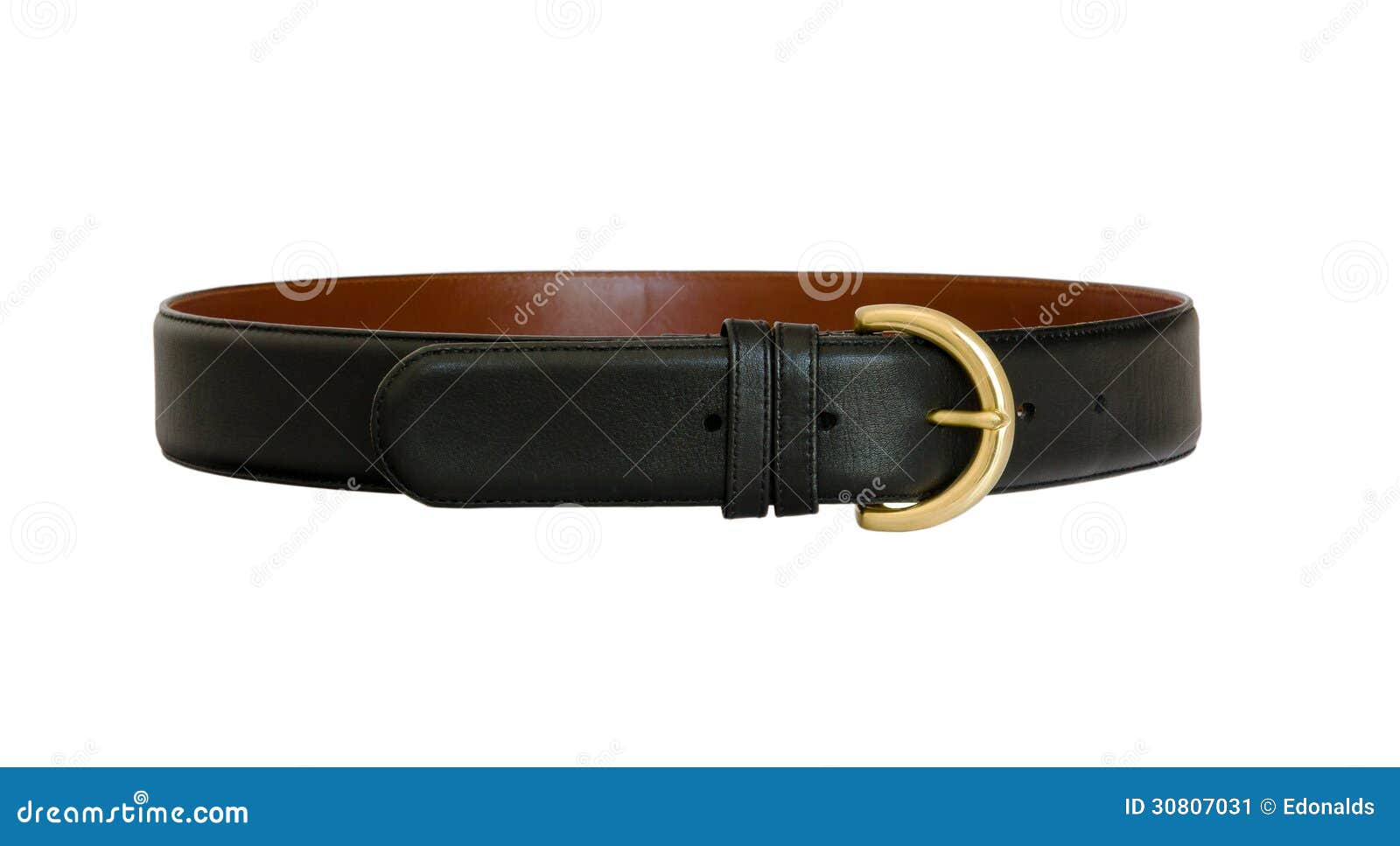 Black Leather Belt stock image. Image of buckle, black 30807031