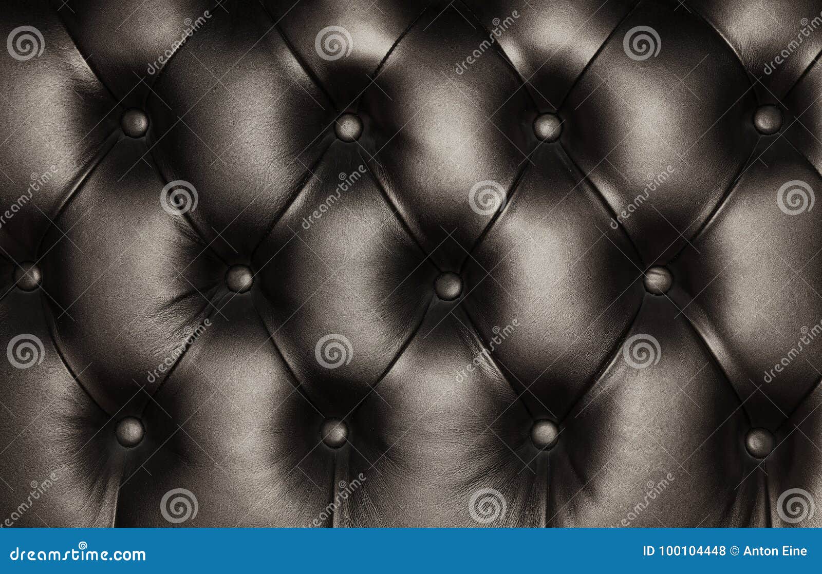 Wall Mural Black leather upholstery texture 