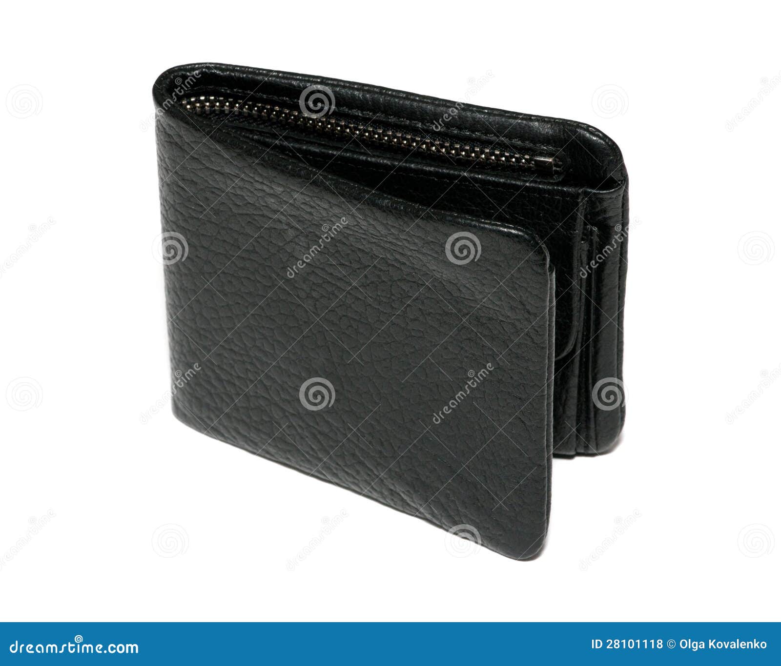 Black leather new wallet stock photo. Image of finance - 28101118