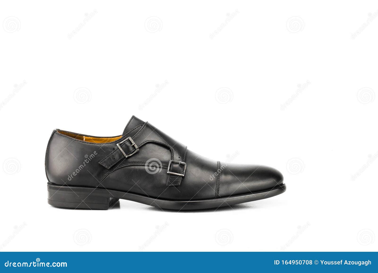 Men black leather oxford stock photo. Image of wear - 164950708