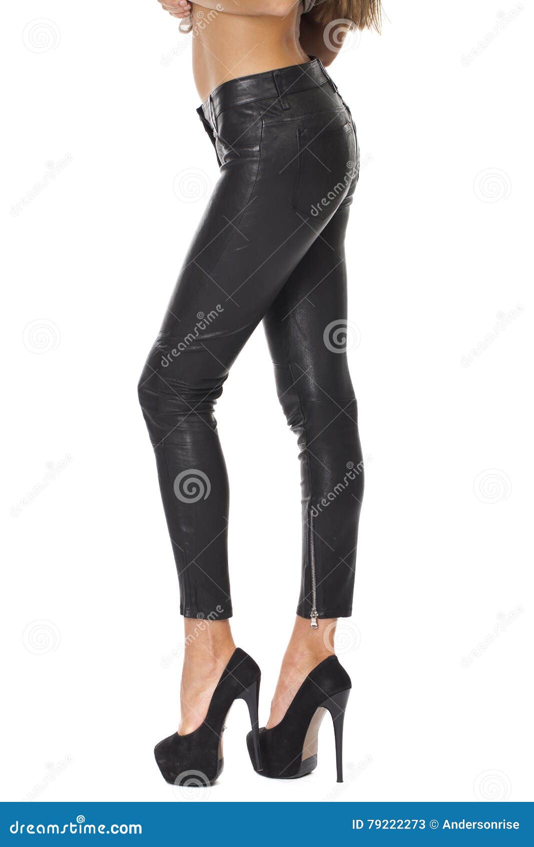 Black leather pants stock image. Image of erotic, leather - 79222273