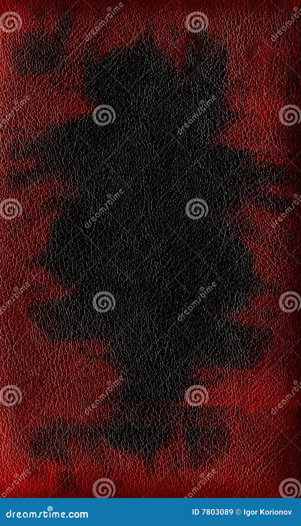 Black Leather with Red Spots Stock Image Image of dirty, pattern 7803089