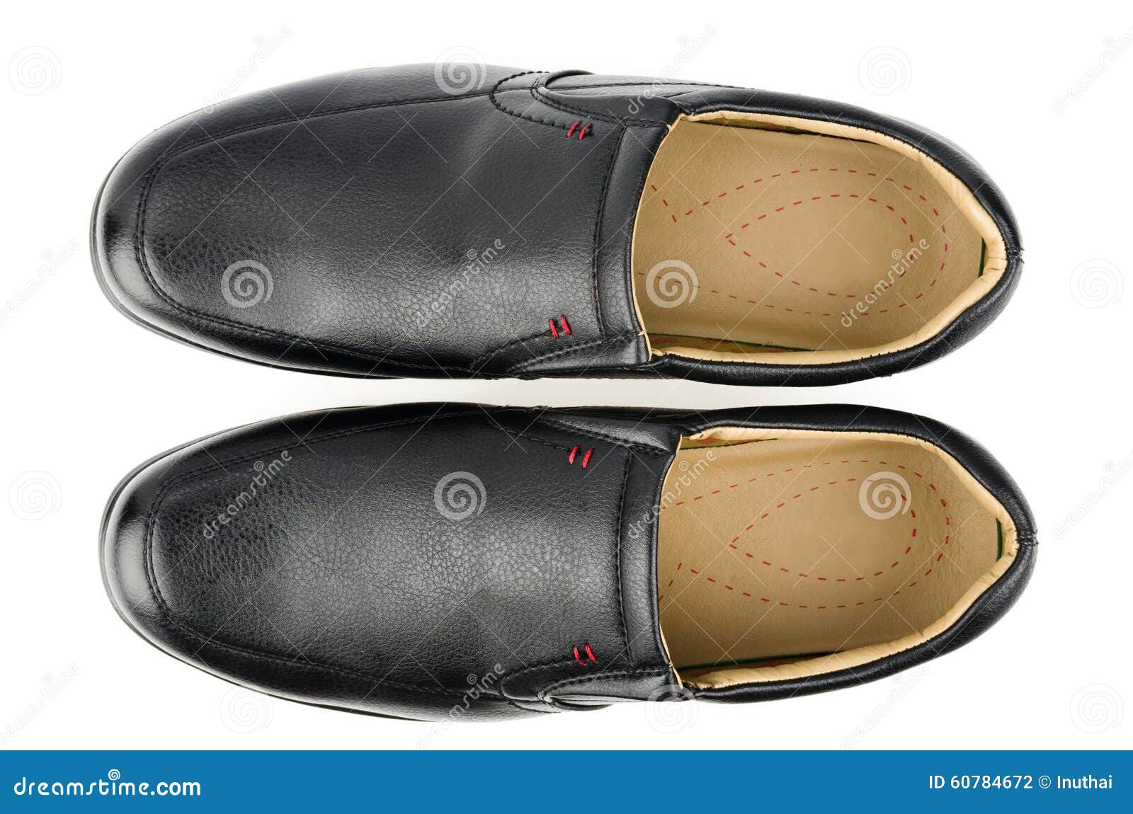Black leather shoe stock photo. Image of office, casual - 60784672