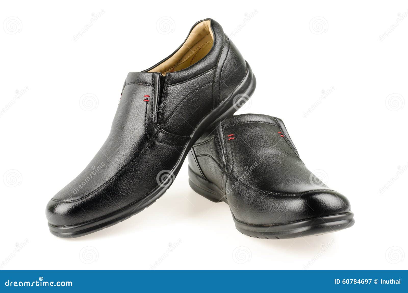 Black leather shoe stock image. Image of elegant, couple - 60784697