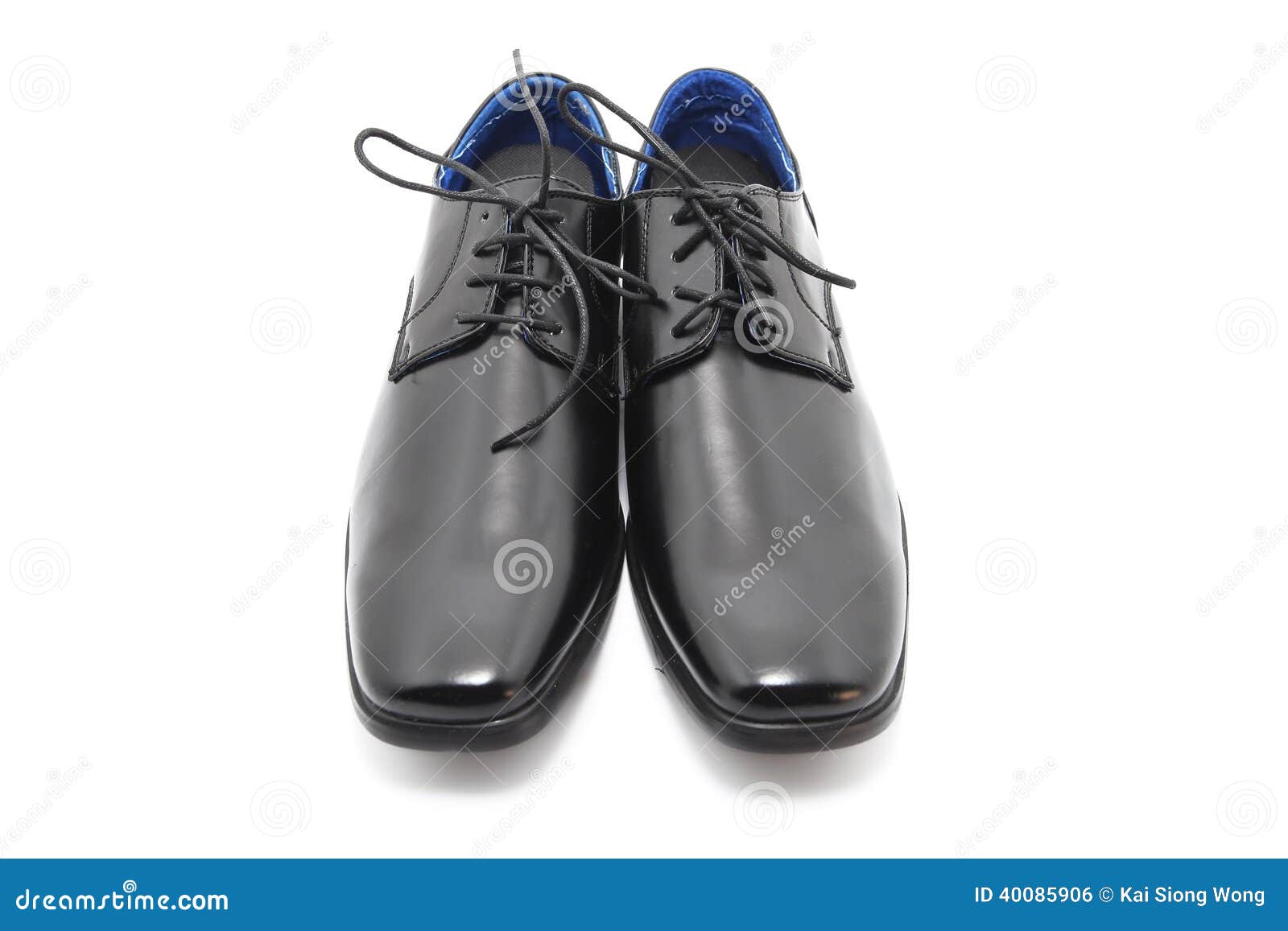 Black Leather Shoes stock photo. Image of classic, male - 40085906