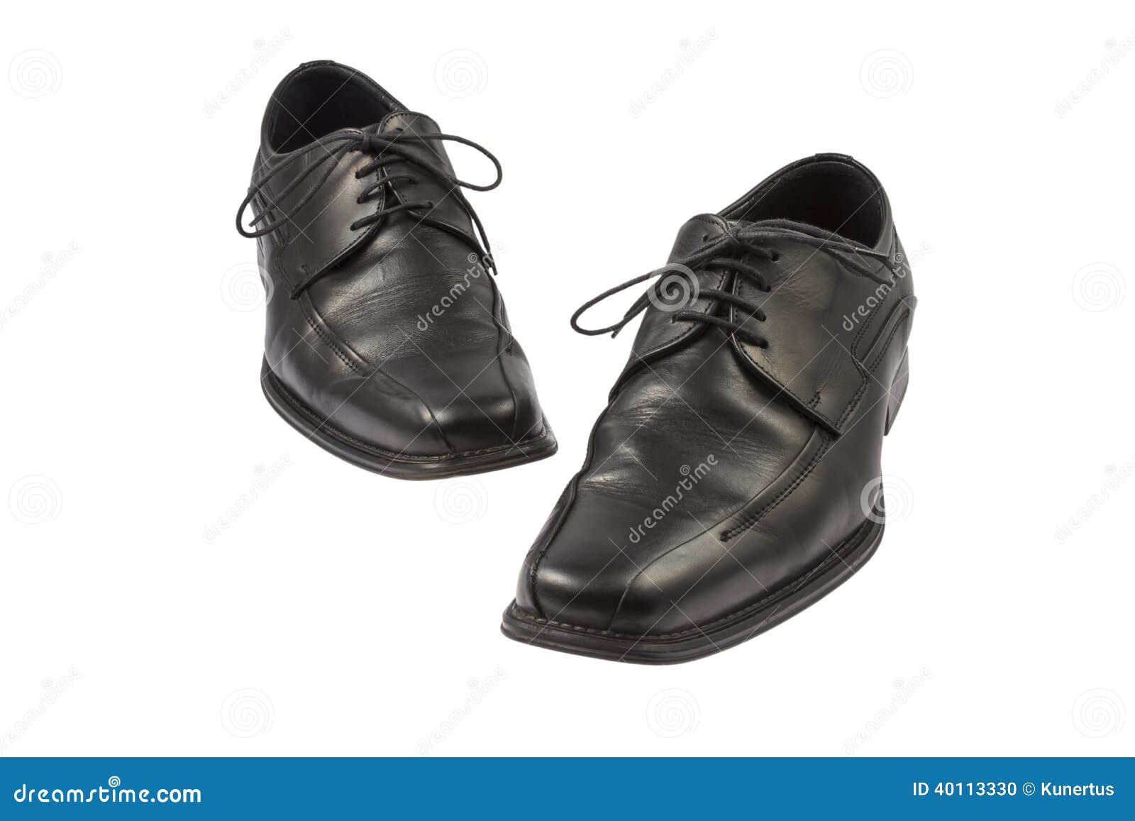 Black Leather Shoes stock photo. Image of pair, style - 40113330