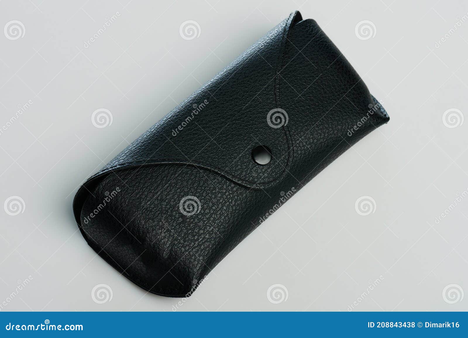 Black Leather Sunglasses Case Stock Photo Image of accessory