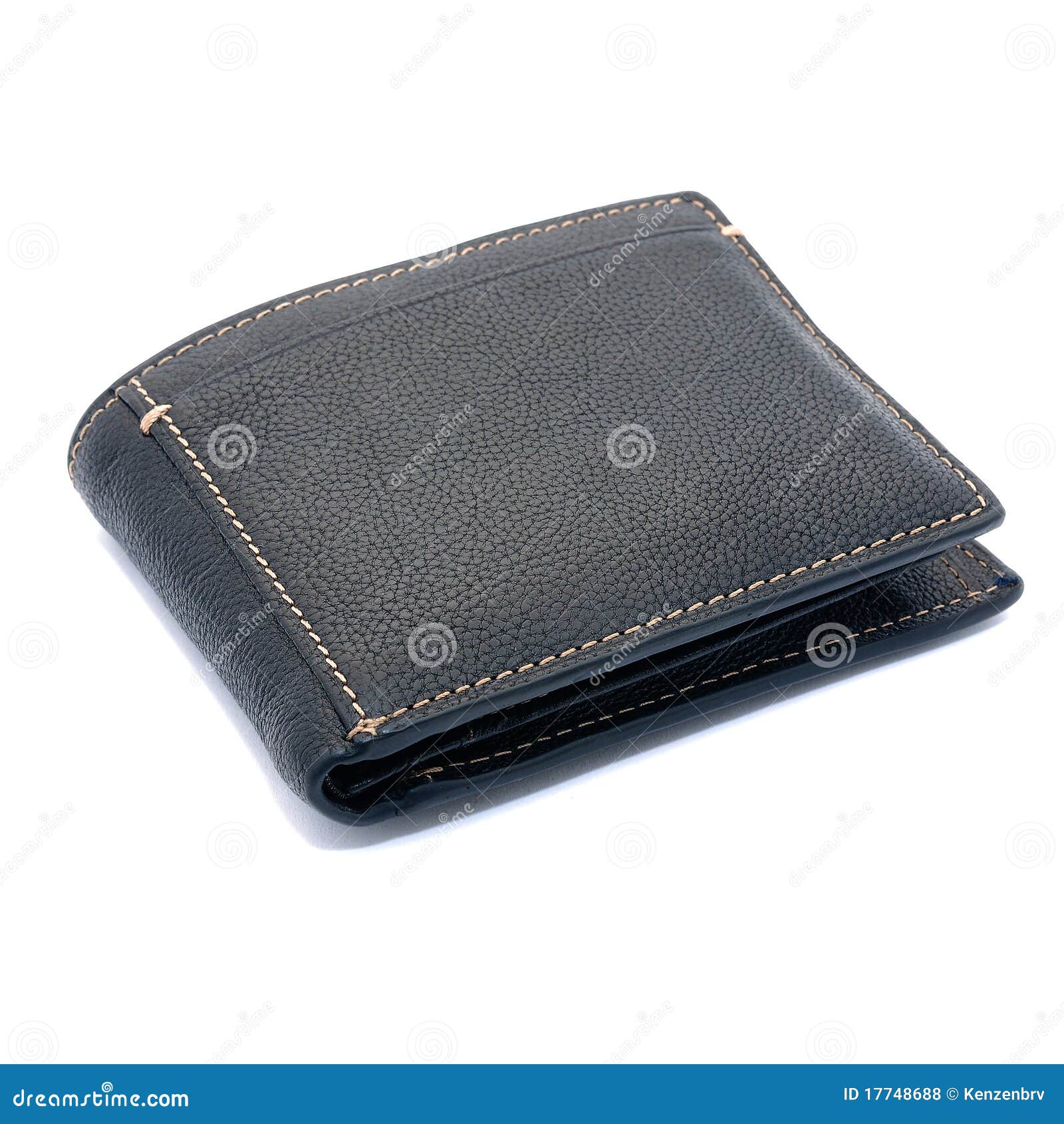 Black leather wallet stock photo. Image of wallet, texture - 17748688