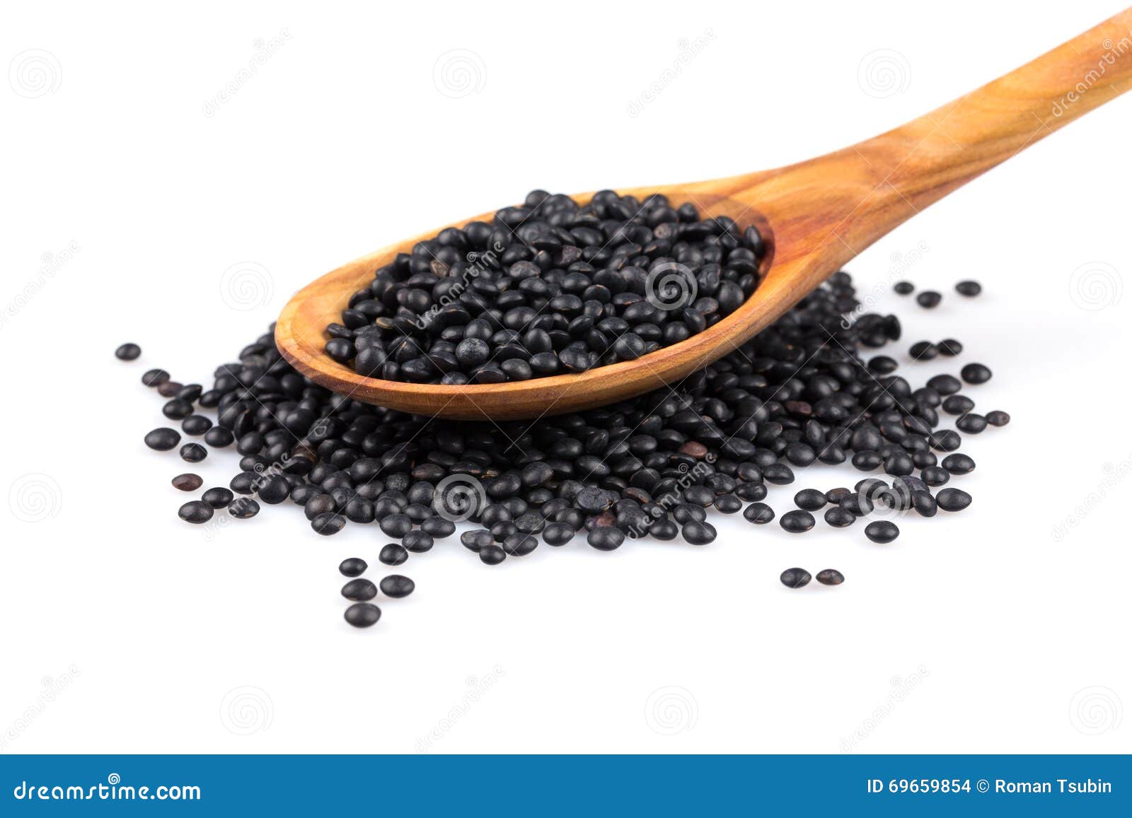 Black lentils beans stock photo. Image of black, bean 69659854