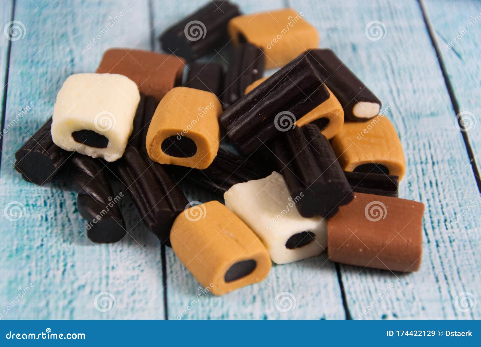 Black Licorice Candy stock image. Image of unhealthy 174422129