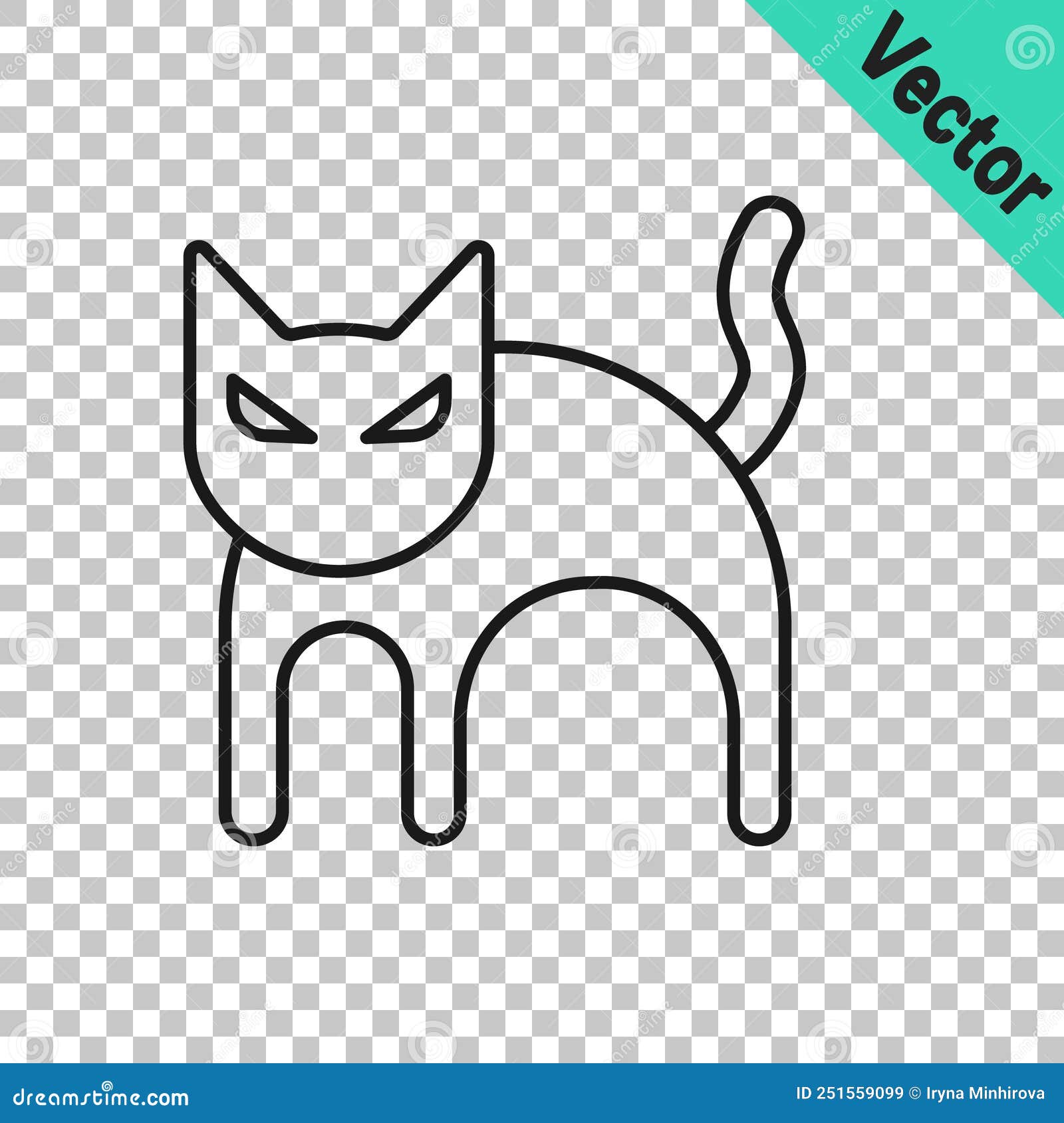 Black Cat Icon, Transparent Black Cat.PNG Images & Vector