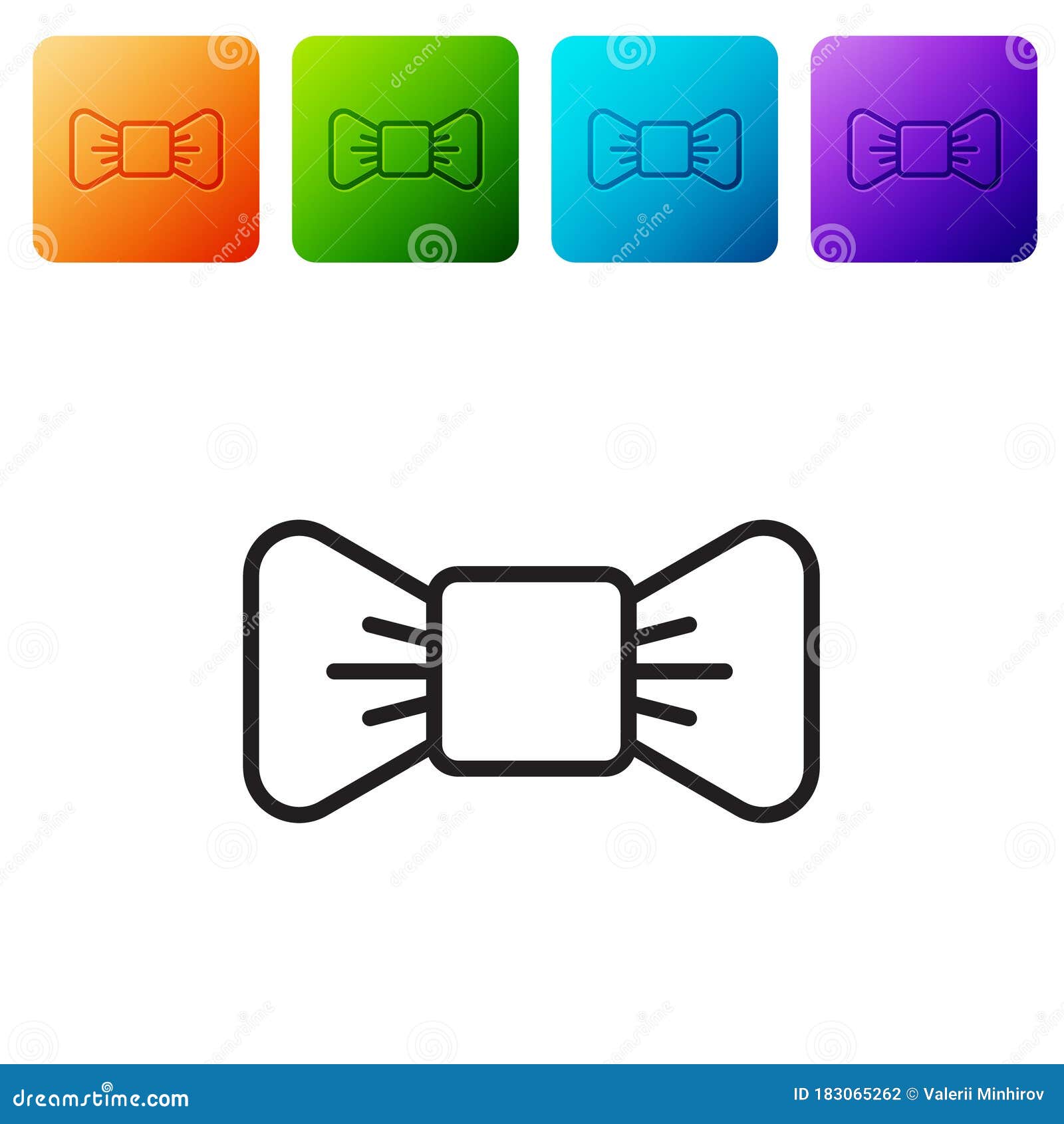 bow set icon vector illustration bow set icon vector illustration