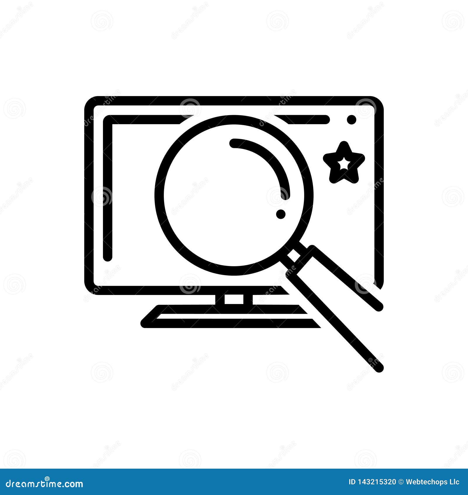 black line icon for clearly, plainly and openly