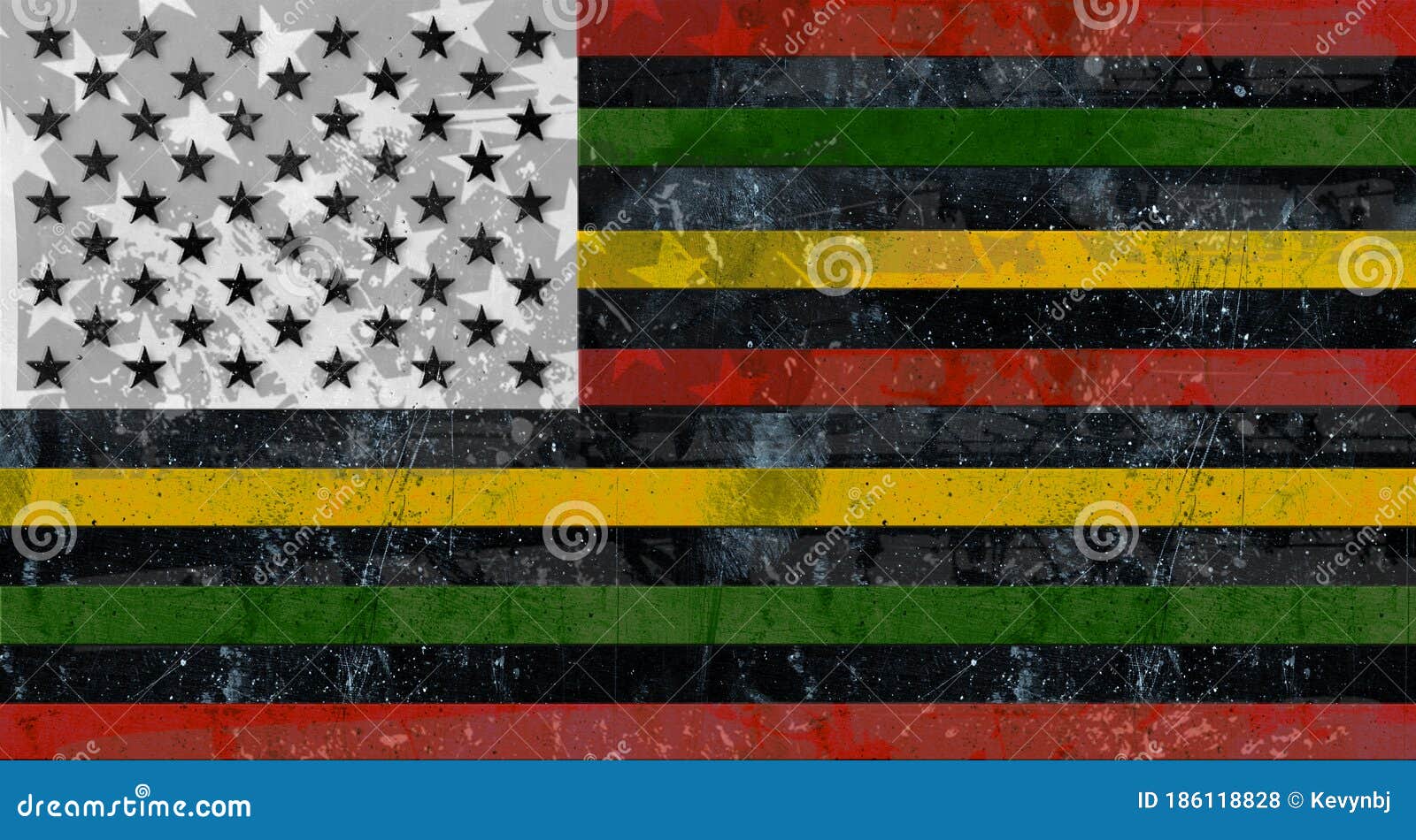 Jeg er stolt Shuraba fordøjelse Black Lives Matter Black History Month Flag Stock Photo - Image of united,  justice: 186118828