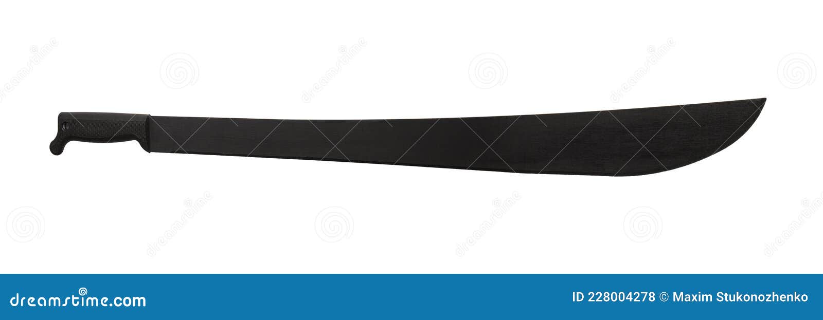 Black Machete Isolated on White Stock Photo Image of reed, machete